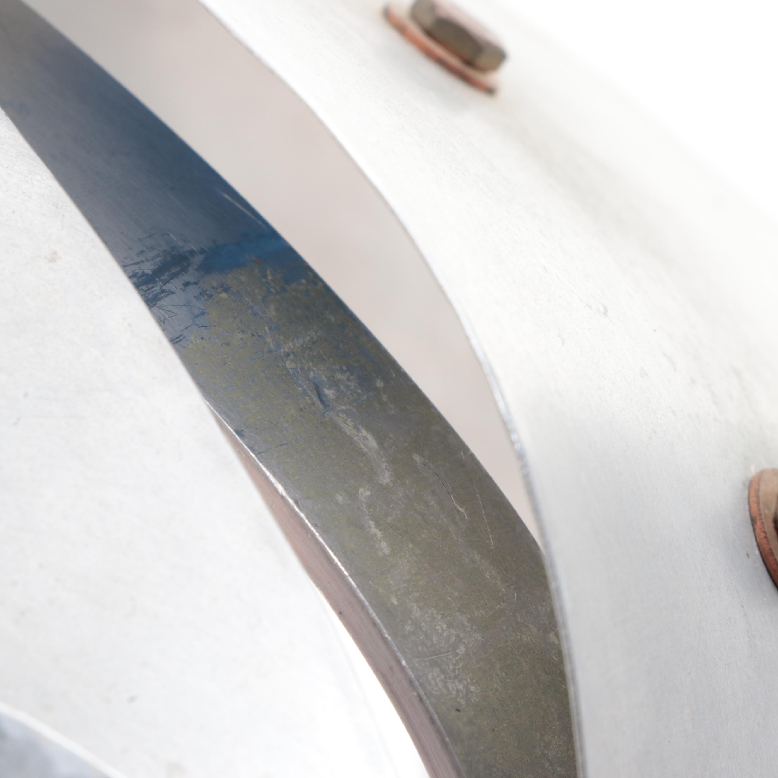 Plague Doctor Steampunk Style Metal and Leather Helmet with Stand