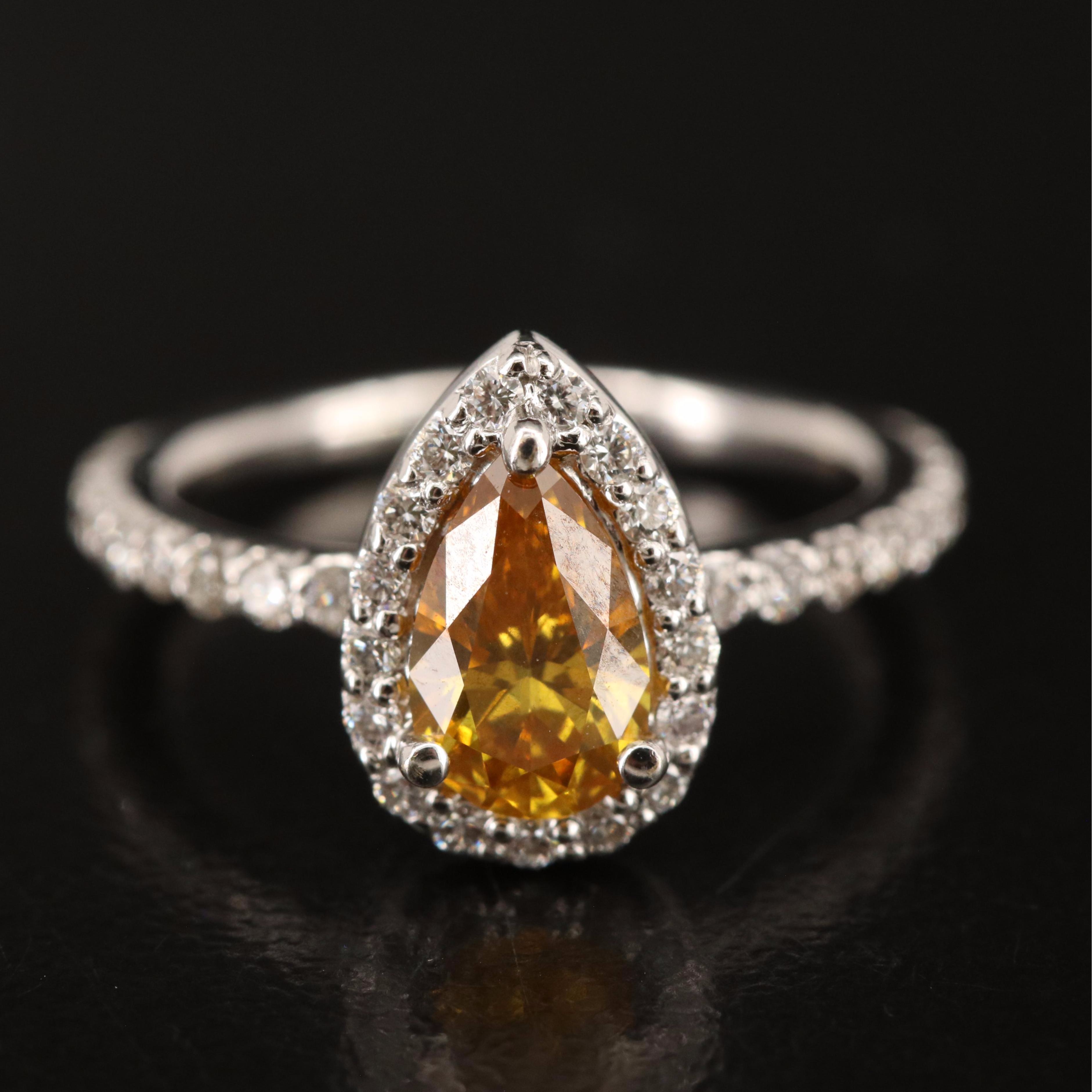 18K 1.19 CTW Diamond Ring with Digital Online IGI Report