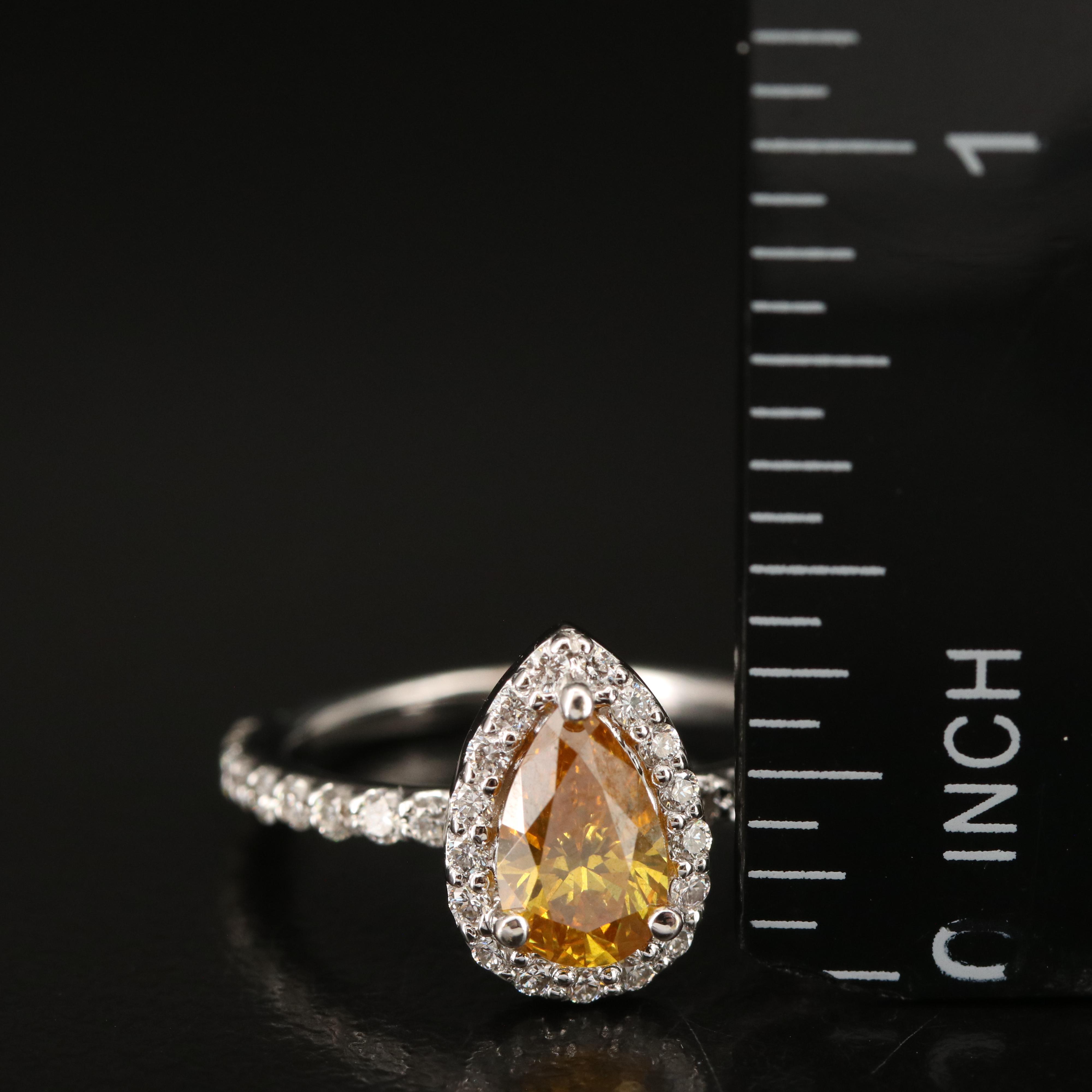 18K 1.19 CTW Diamond Ring with Digital Online IGI Report