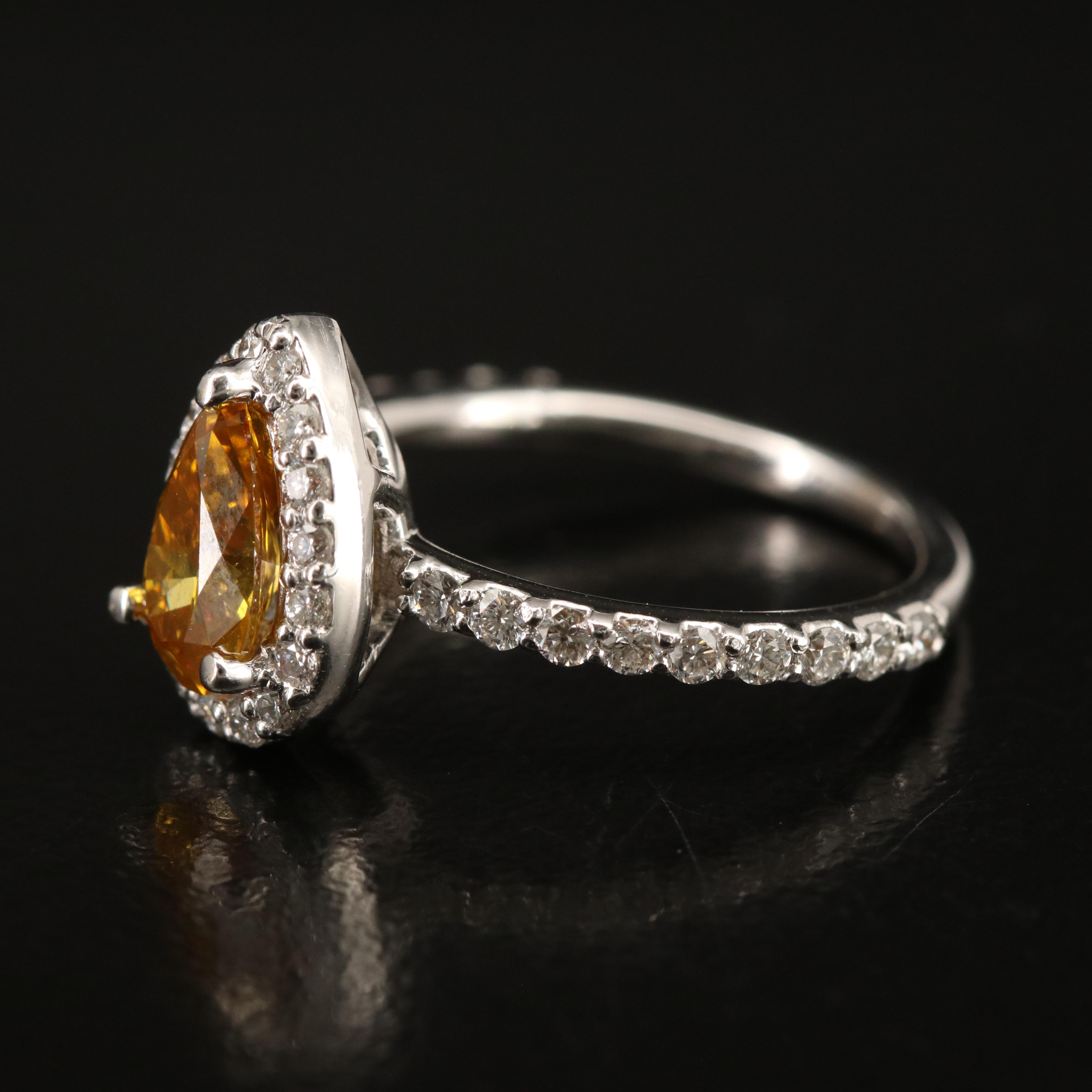 18K 1.19 CTW Diamond Ring with Digital Online IGI Report