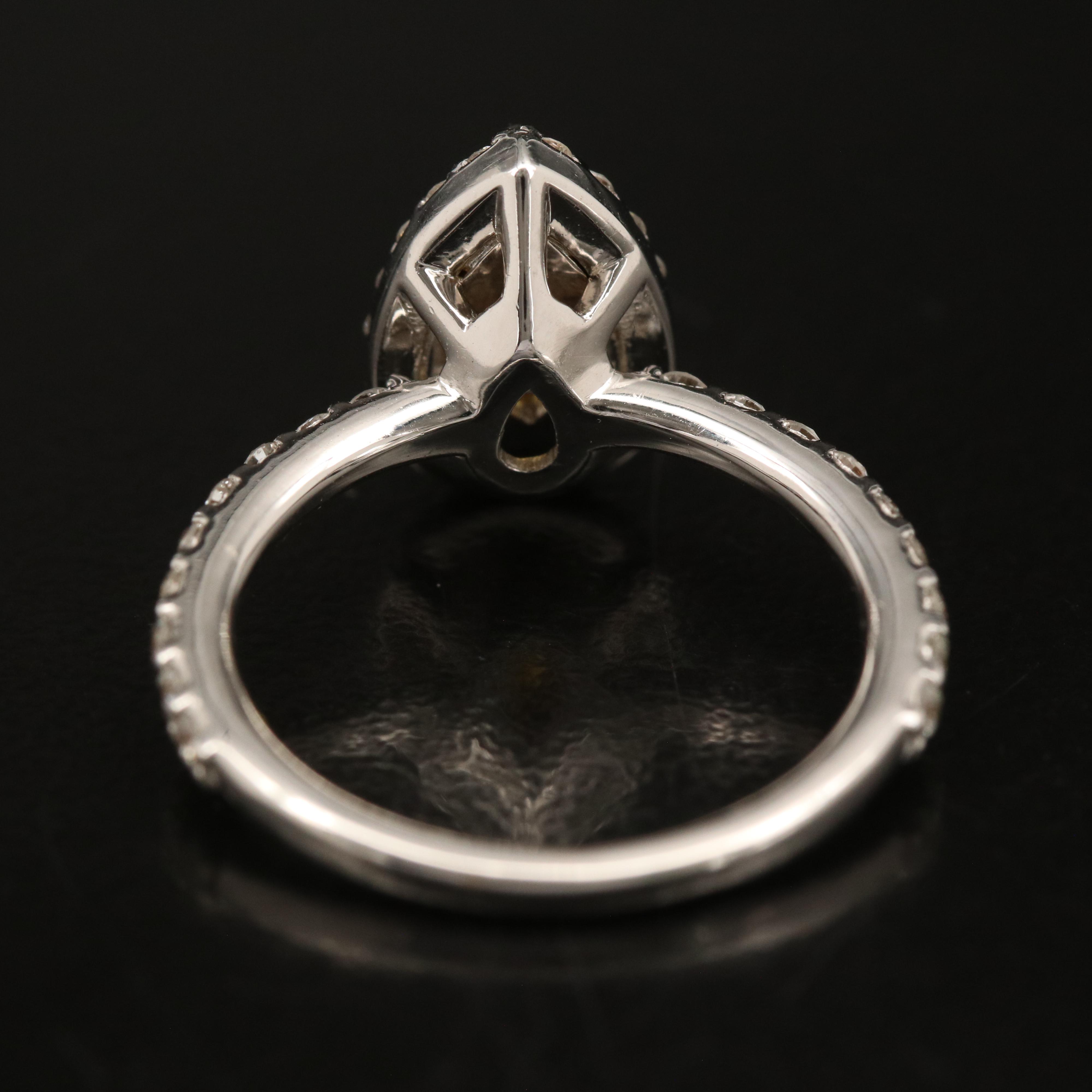 18K 1.19 CTW Diamond Ring with Digital Online IGI Report