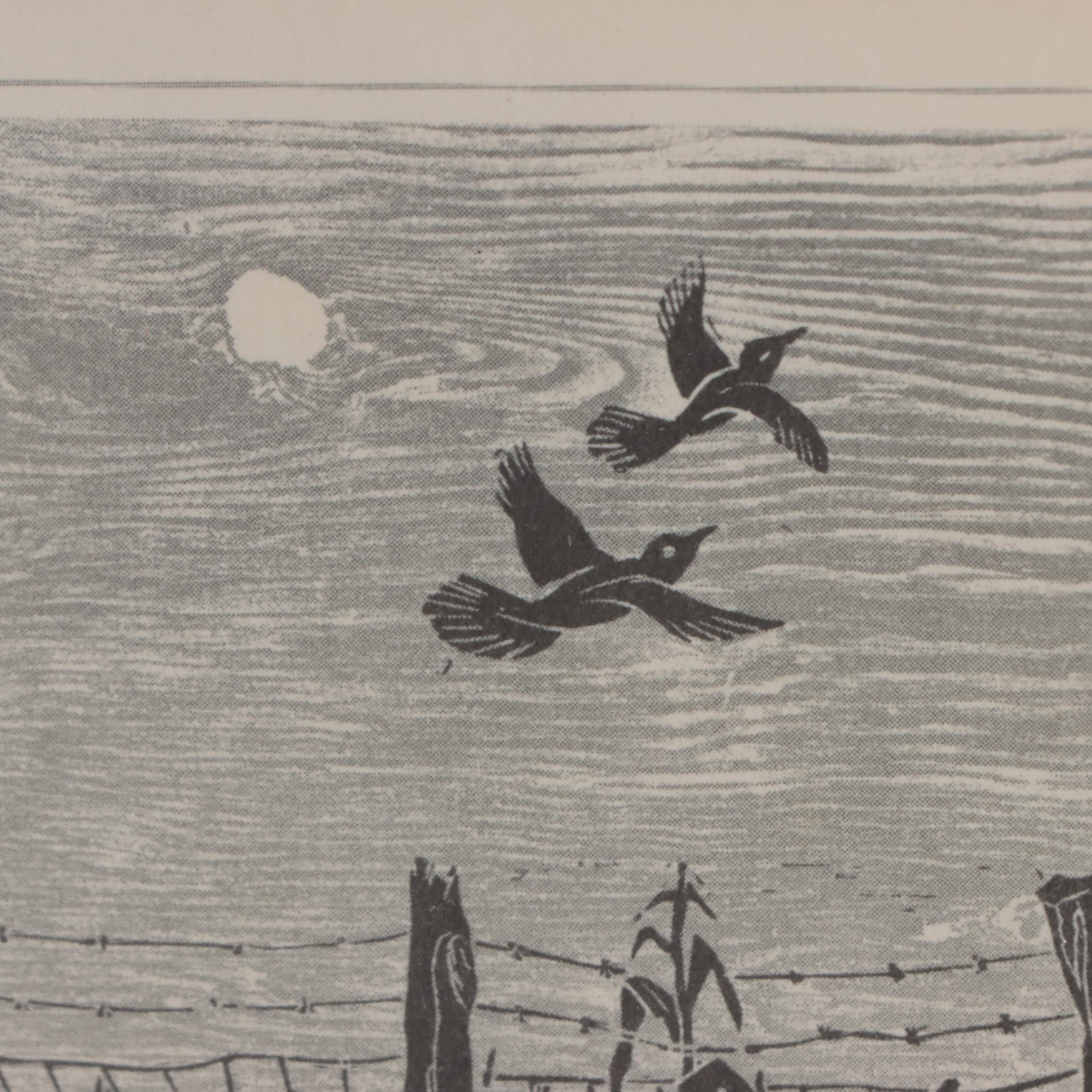 Halftones After Fannie Rebecca Mennen Including "Crows in the Corn"