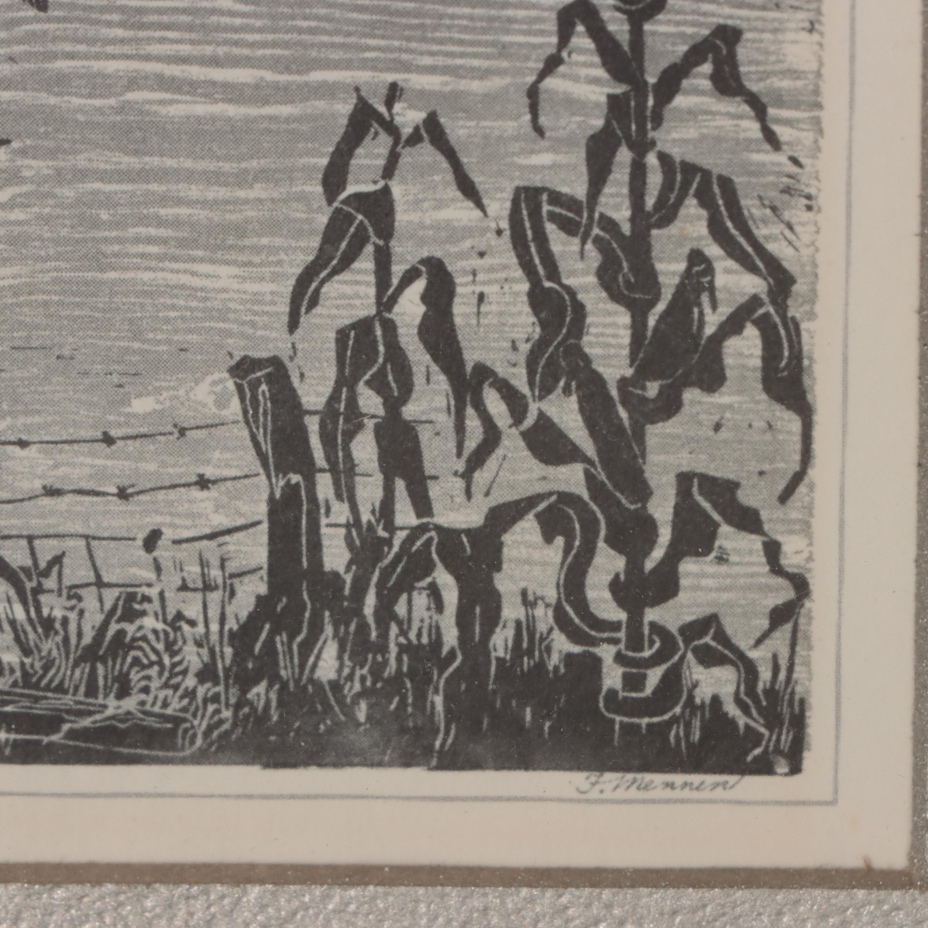 Halftones After Fannie Rebecca Mennen Including "Crows in the Corn"