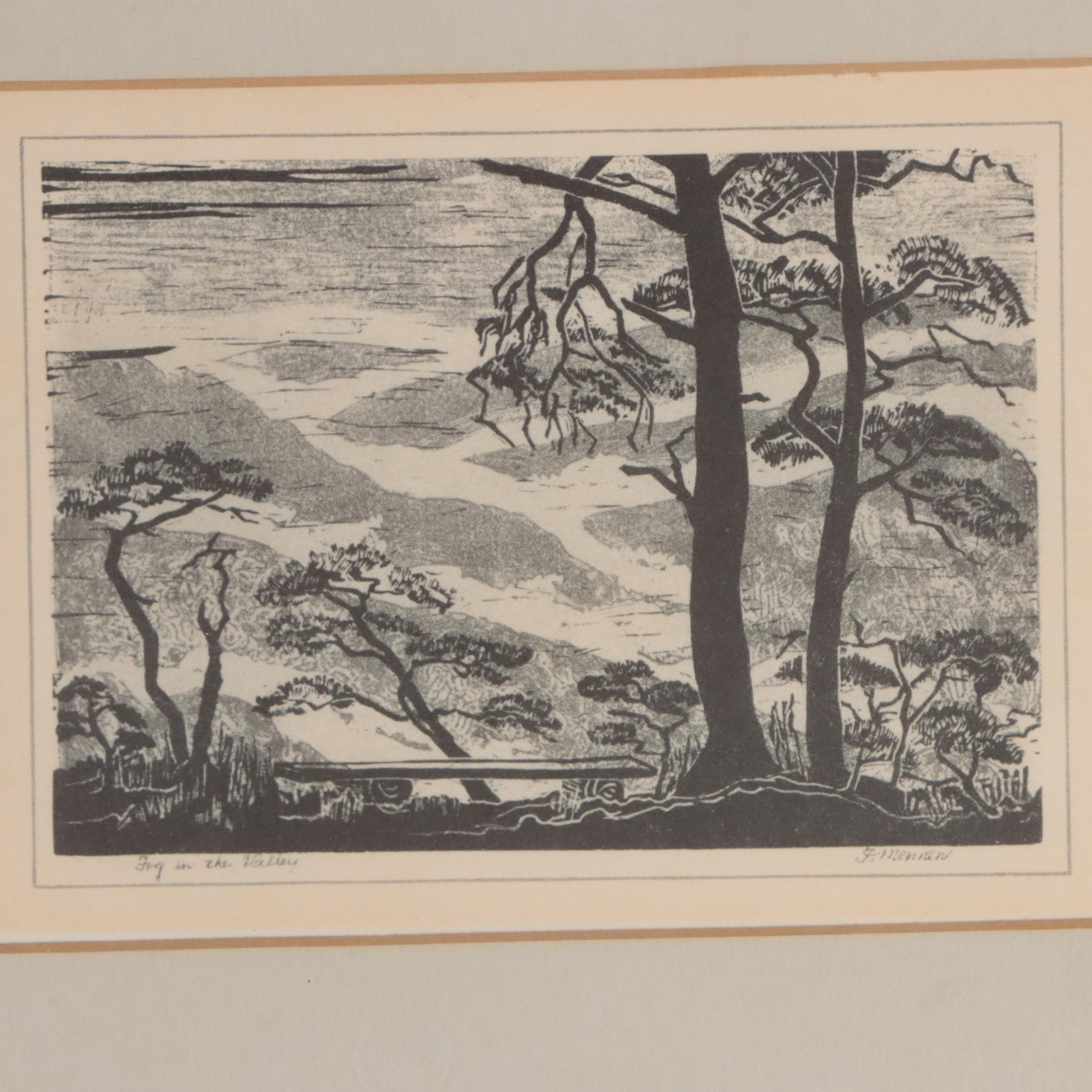 Halftones After Fannie Rebecca Mennen Including "Crows in the Corn"