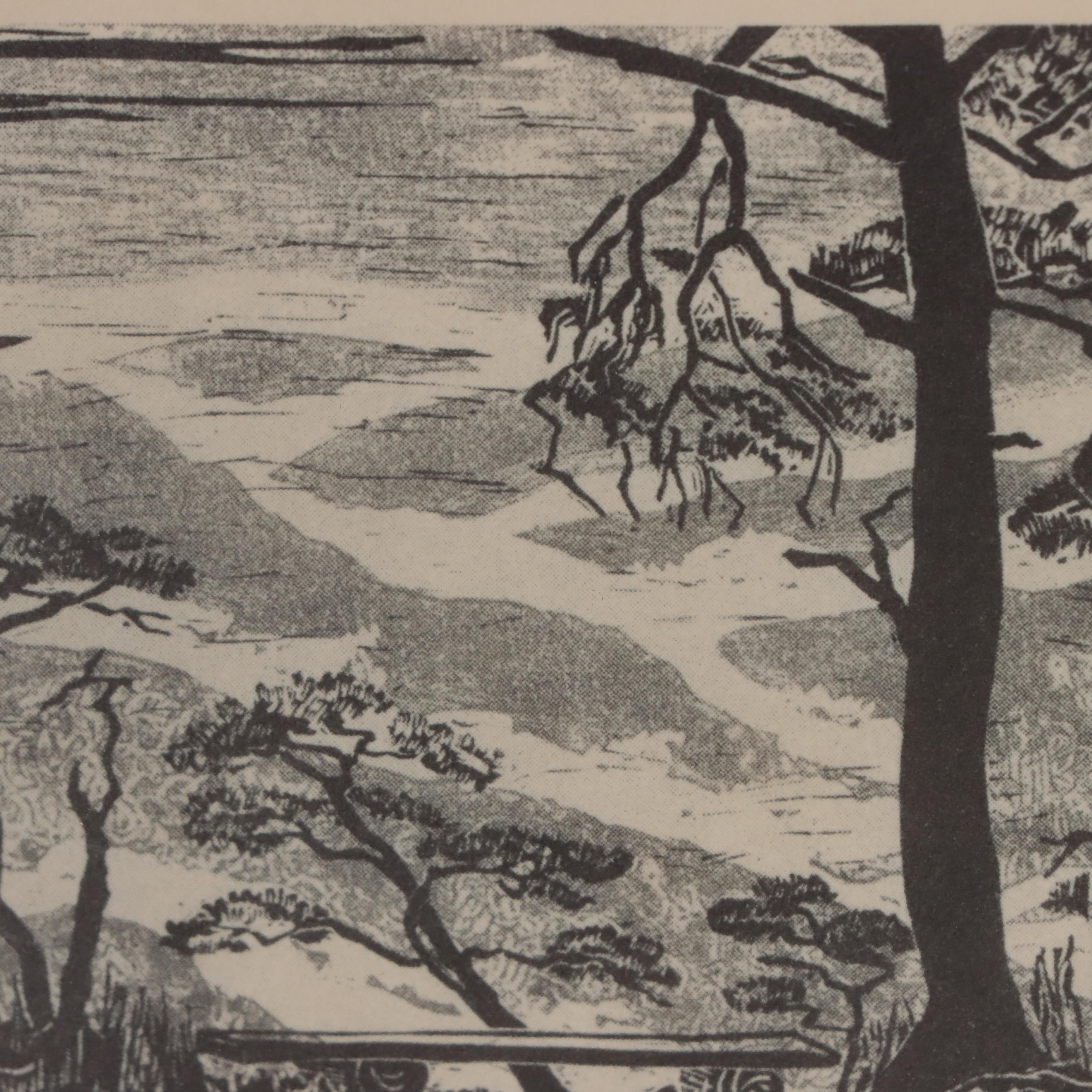 Halftones After Fannie Rebecca Mennen Including "Crows in the Corn"