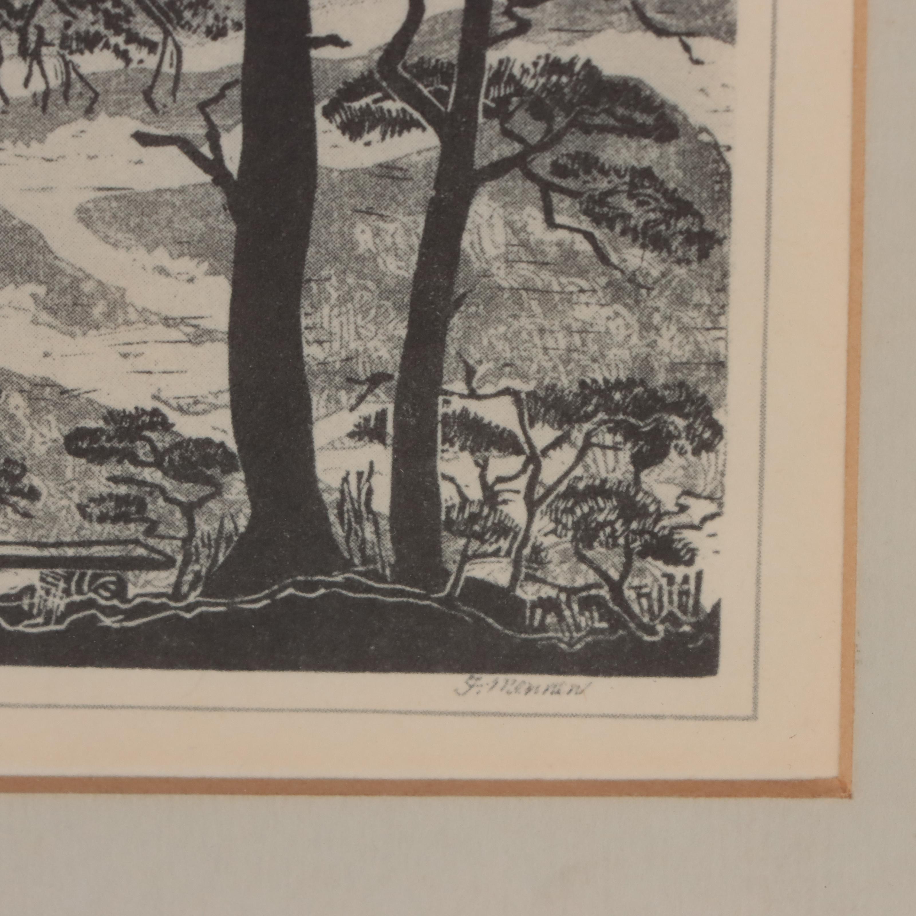 Halftones After Fannie Rebecca Mennen Including "Crows in the Corn"