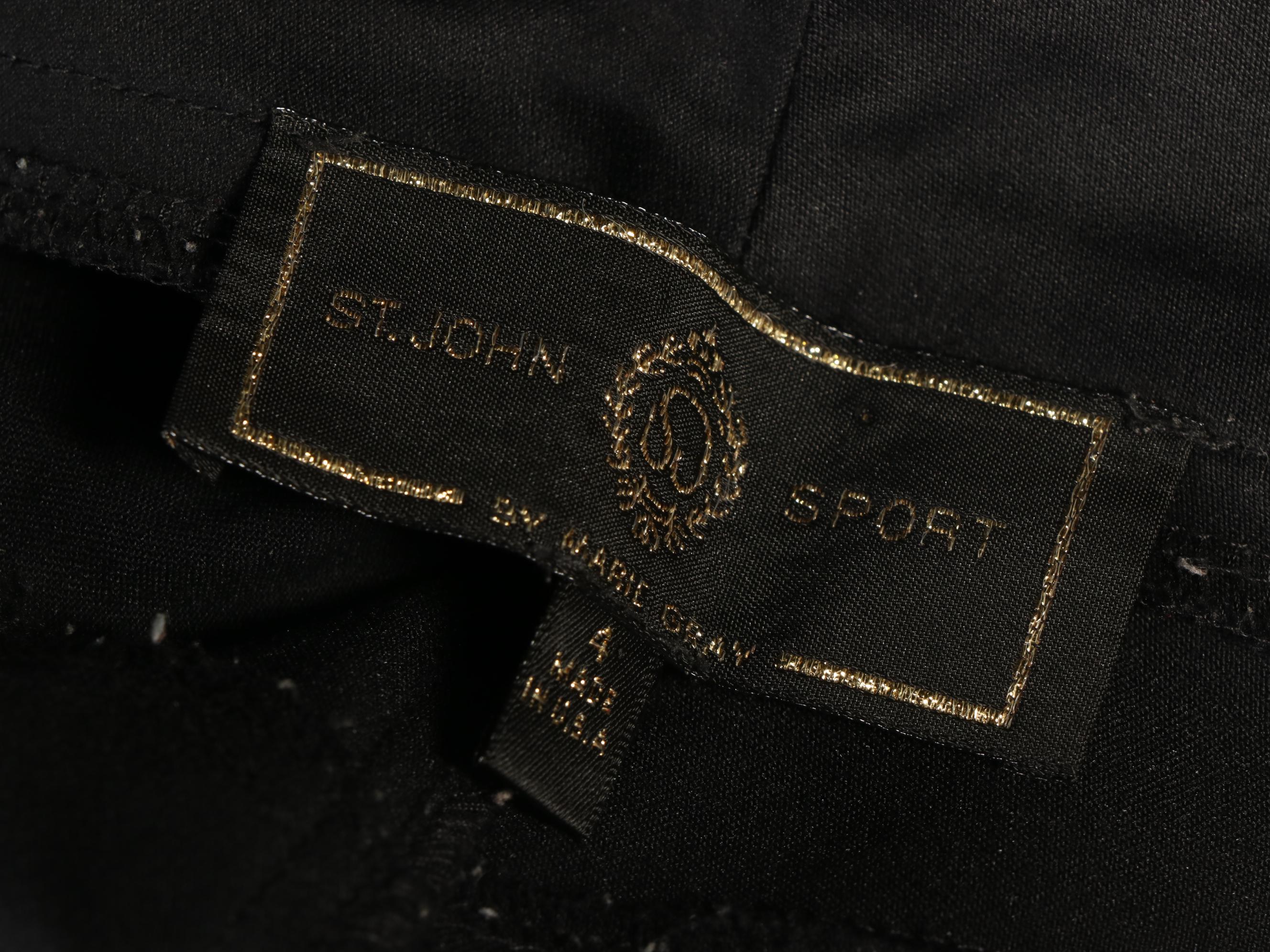 St. John Sport Sweater in Open Knit and Five Pocket Pants