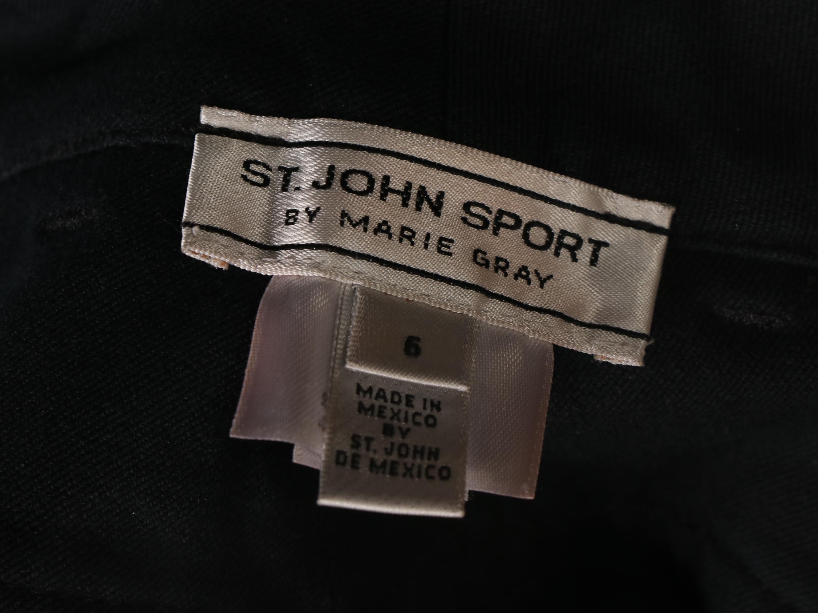 St. John Sport Sweater in Open Knit and Five Pocket Pants