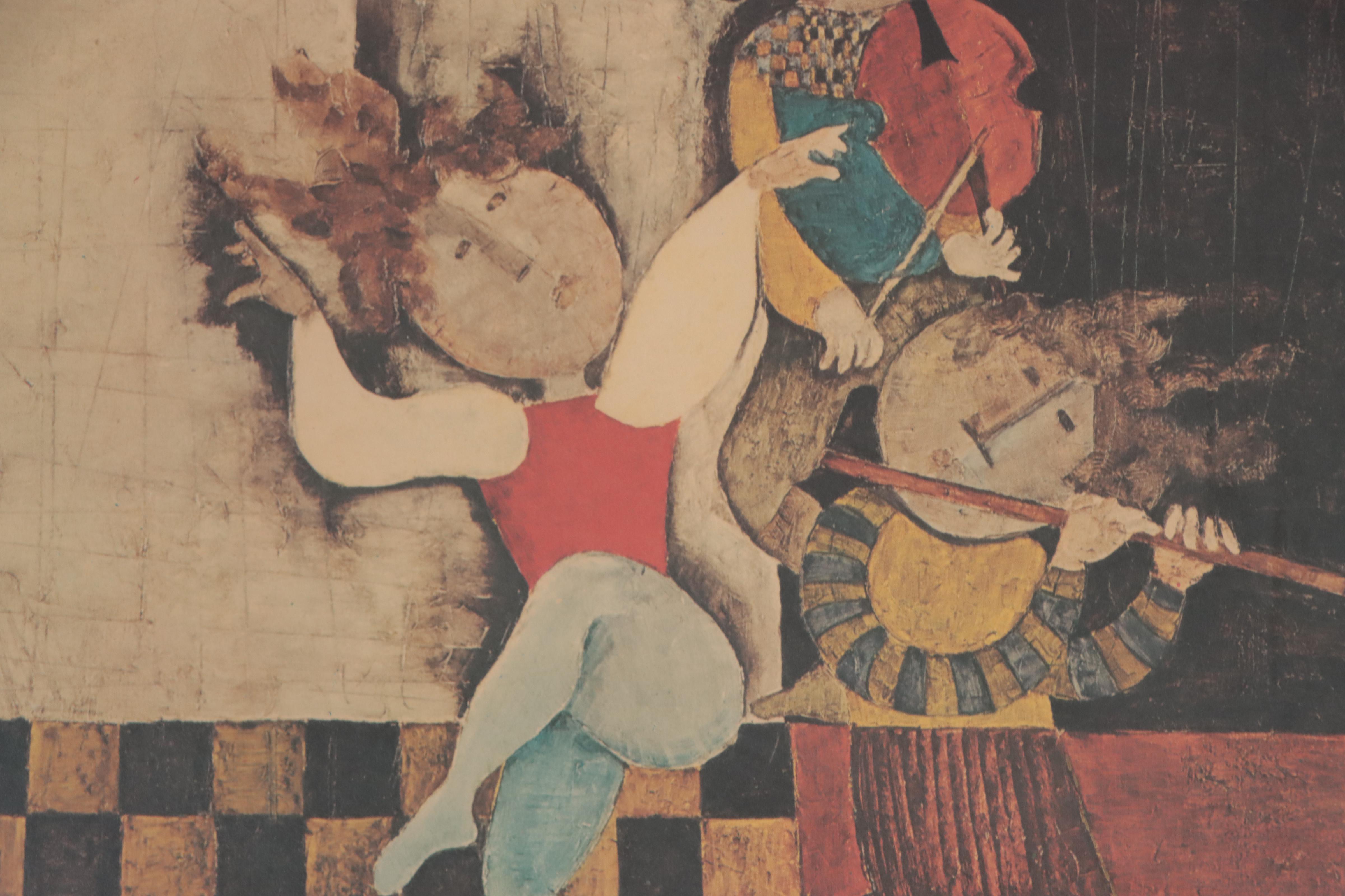 Offset Lithograph After Graciela Rodo Boulanger of Musicians, 21st Century