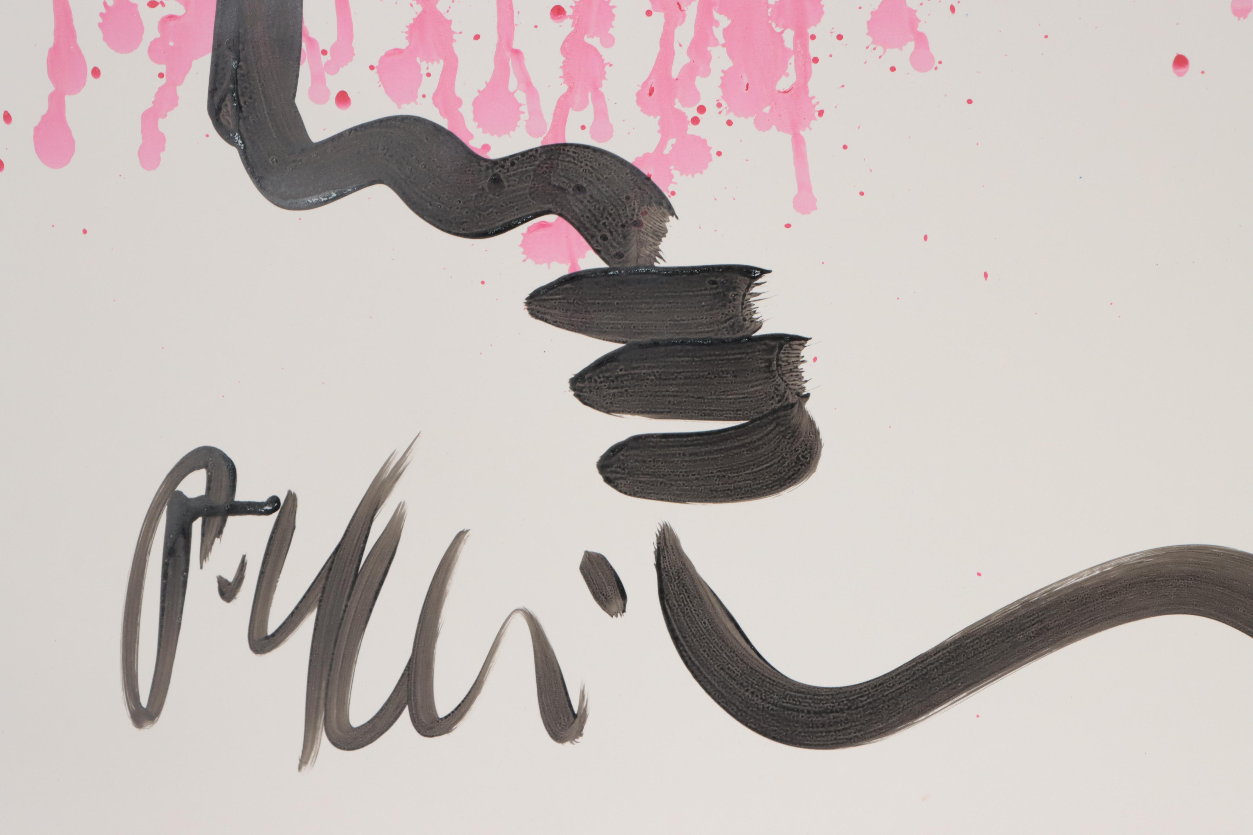 Peter Keil Abstract Portrait Acrylic Painting