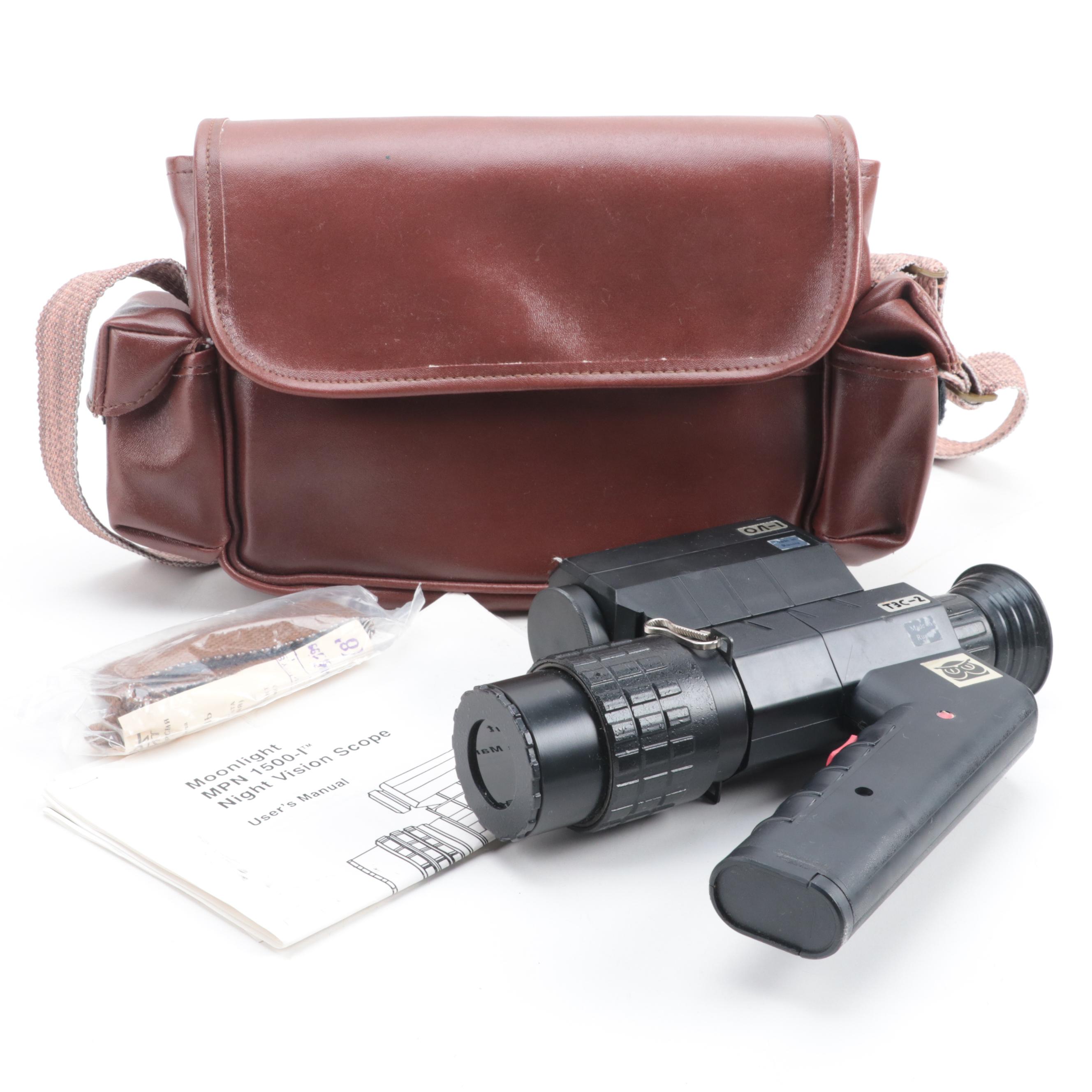 Moonlight MPN T2C-2 and 1500-I Night Vision Monocular and Scope with Bag