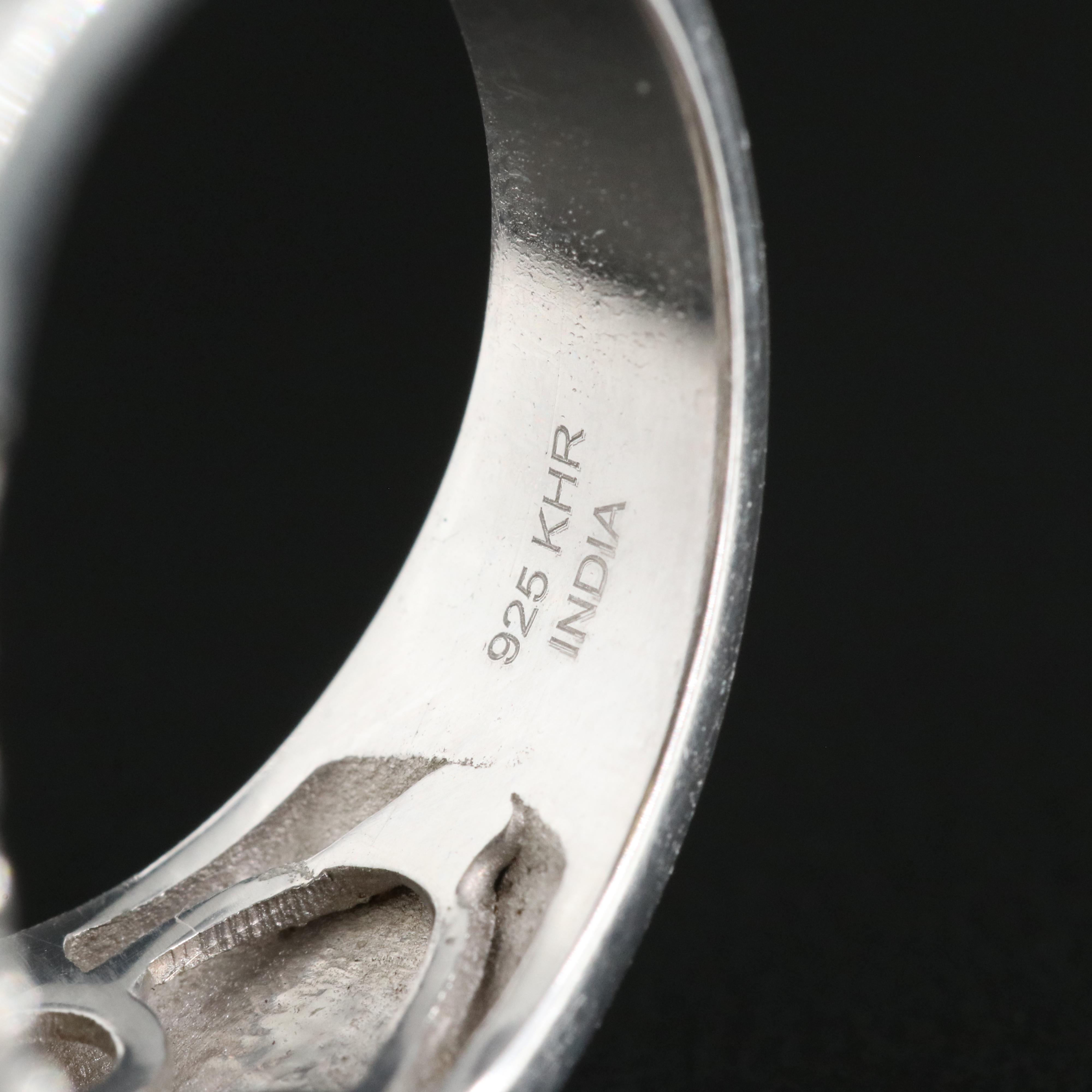 Sterling Pavé Amethyst and Topaz Band