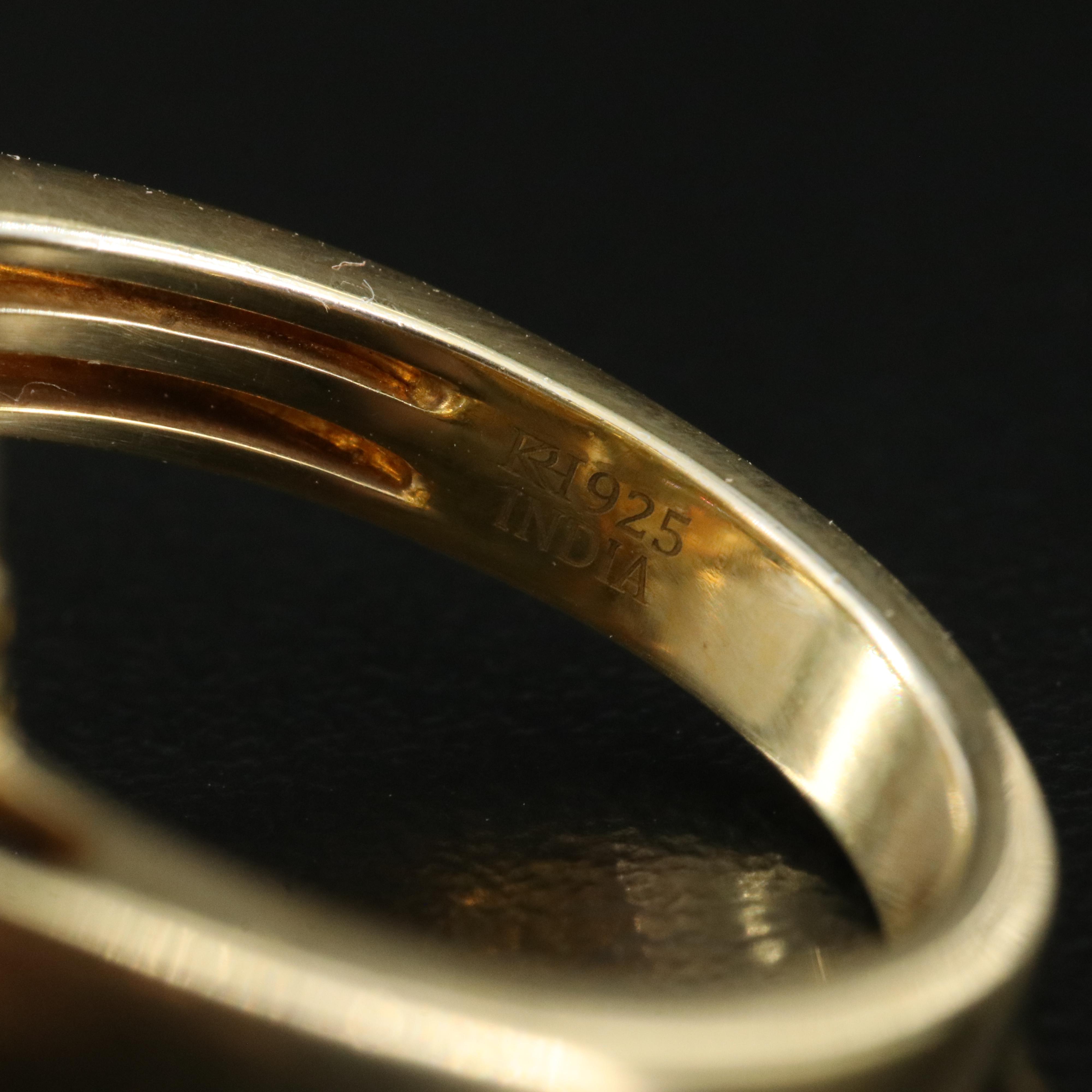 Sterling Zircon and Opal Ring