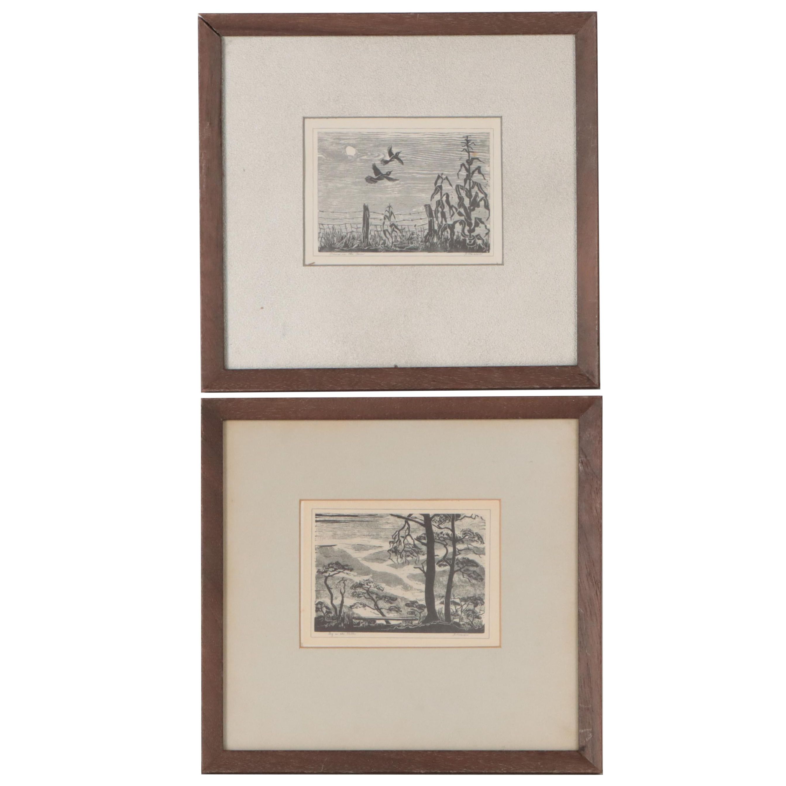 Halftones After Fannie Rebecca Mennen Including "Crows in the Corn"