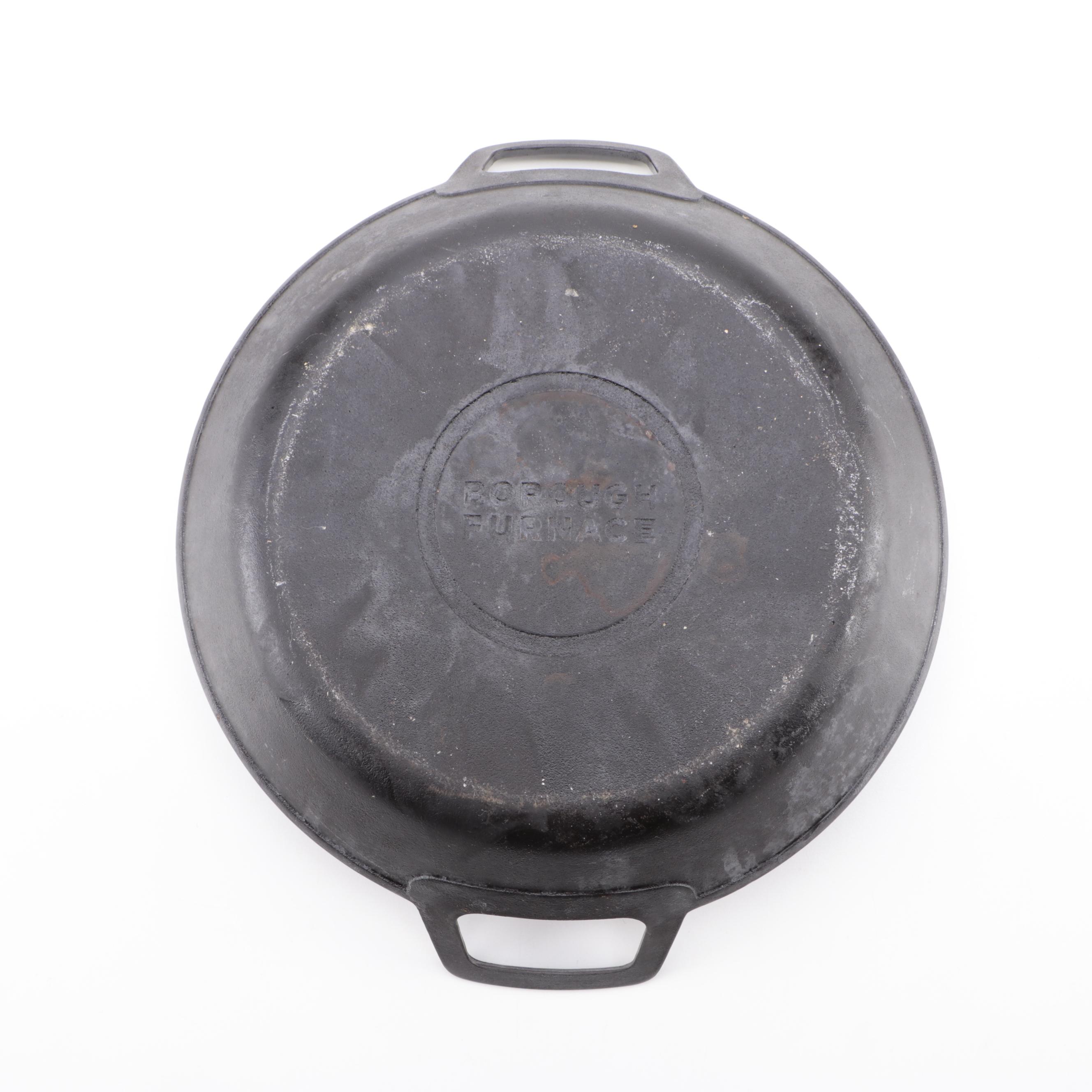 Borough Furnace Cast Iron Paella Pan and Cazuelas