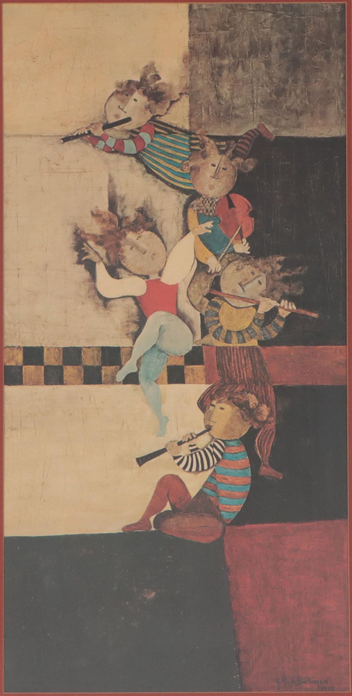 Offset Lithograph After Graciela Rodo Boulanger of Musicians, 21st Century