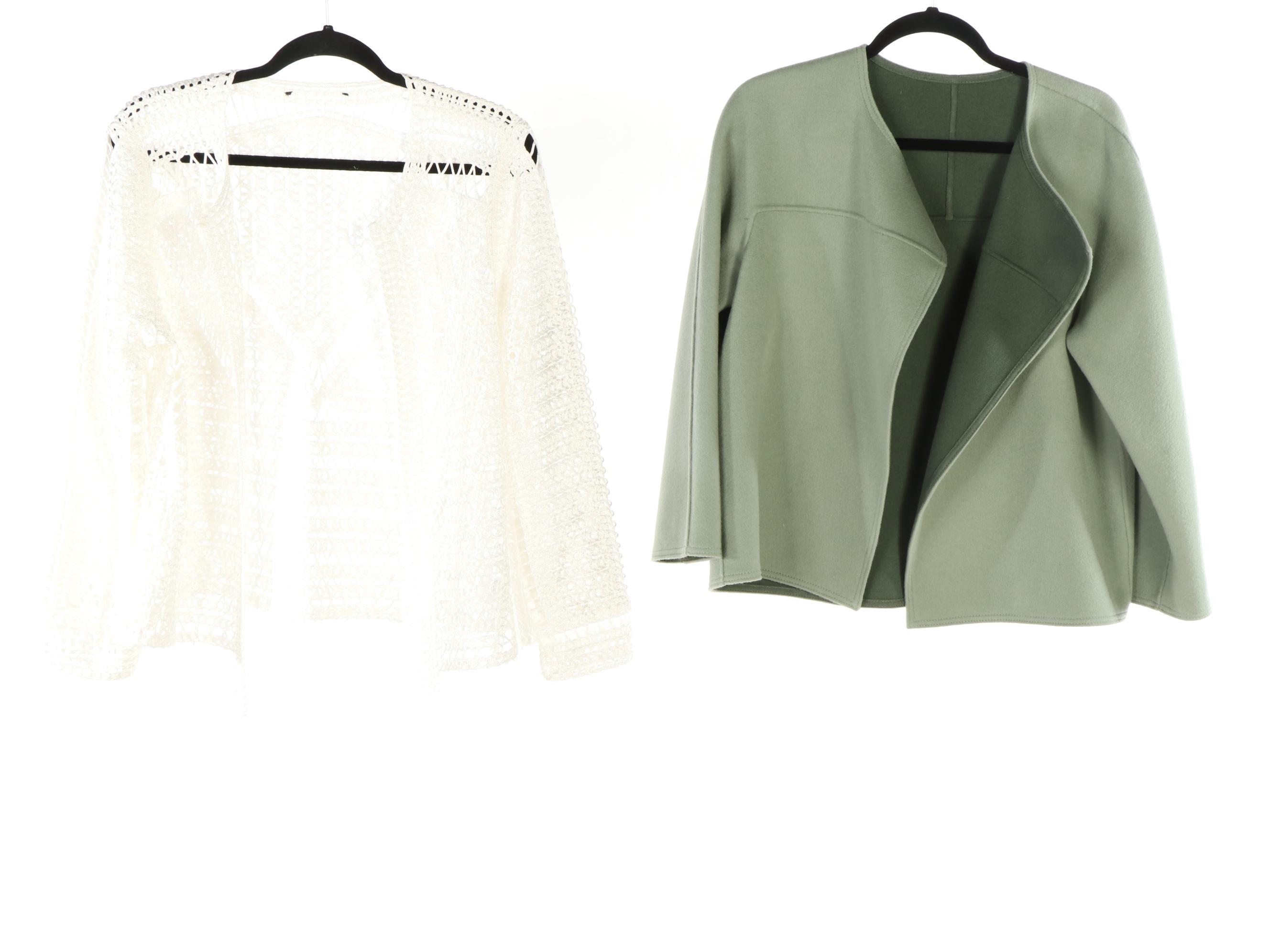 Vince Jacket, Lafayette 148 Sweater, Strenesse Pants, and More Separates