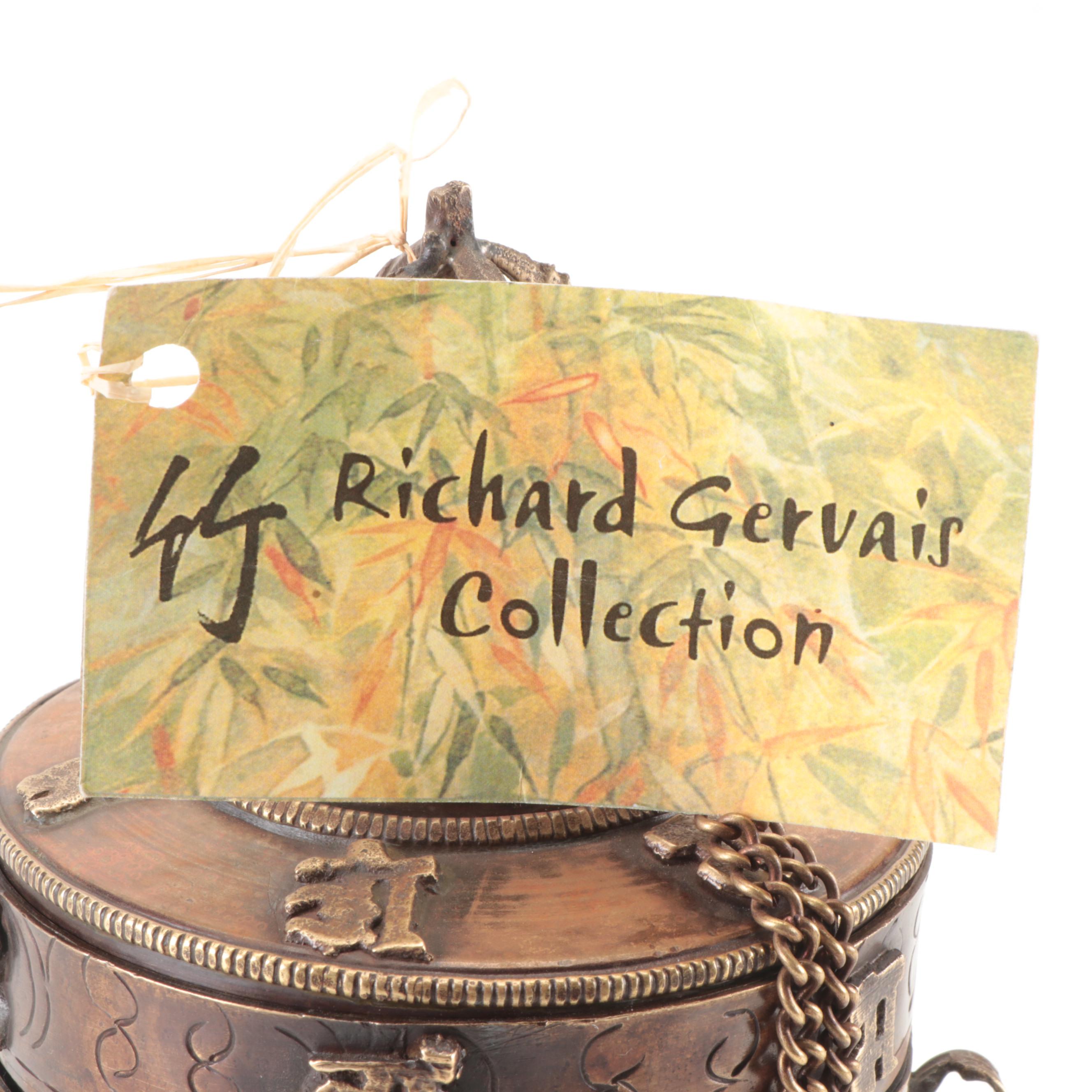 Bhutanese Copper and Brass Buddhist Incense Holder, Late 20th Century