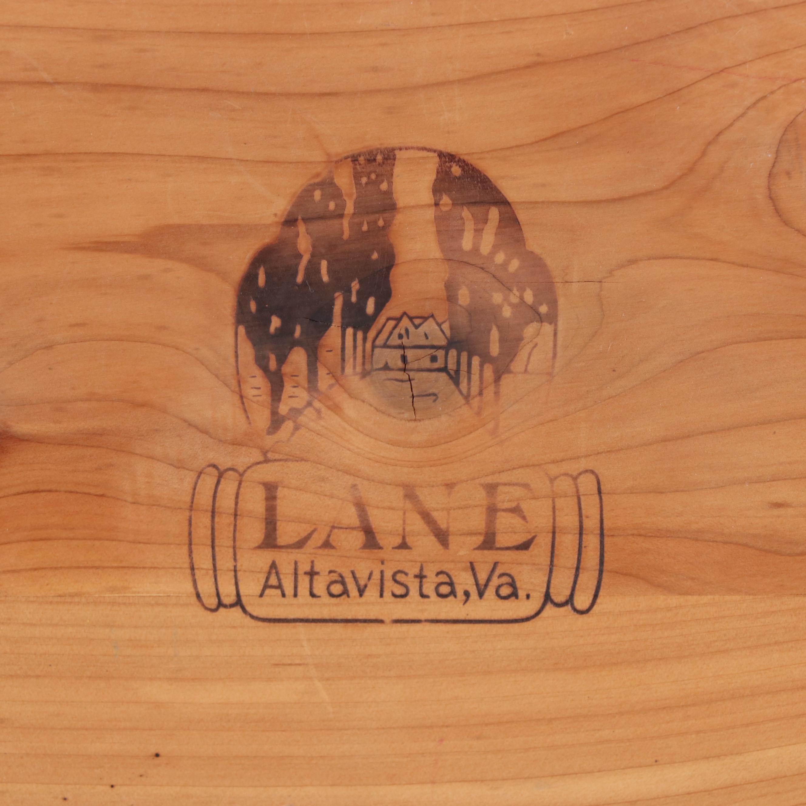 Lane Jacobean Revival Walnut and Cedar Blanket Chest, circa 1930