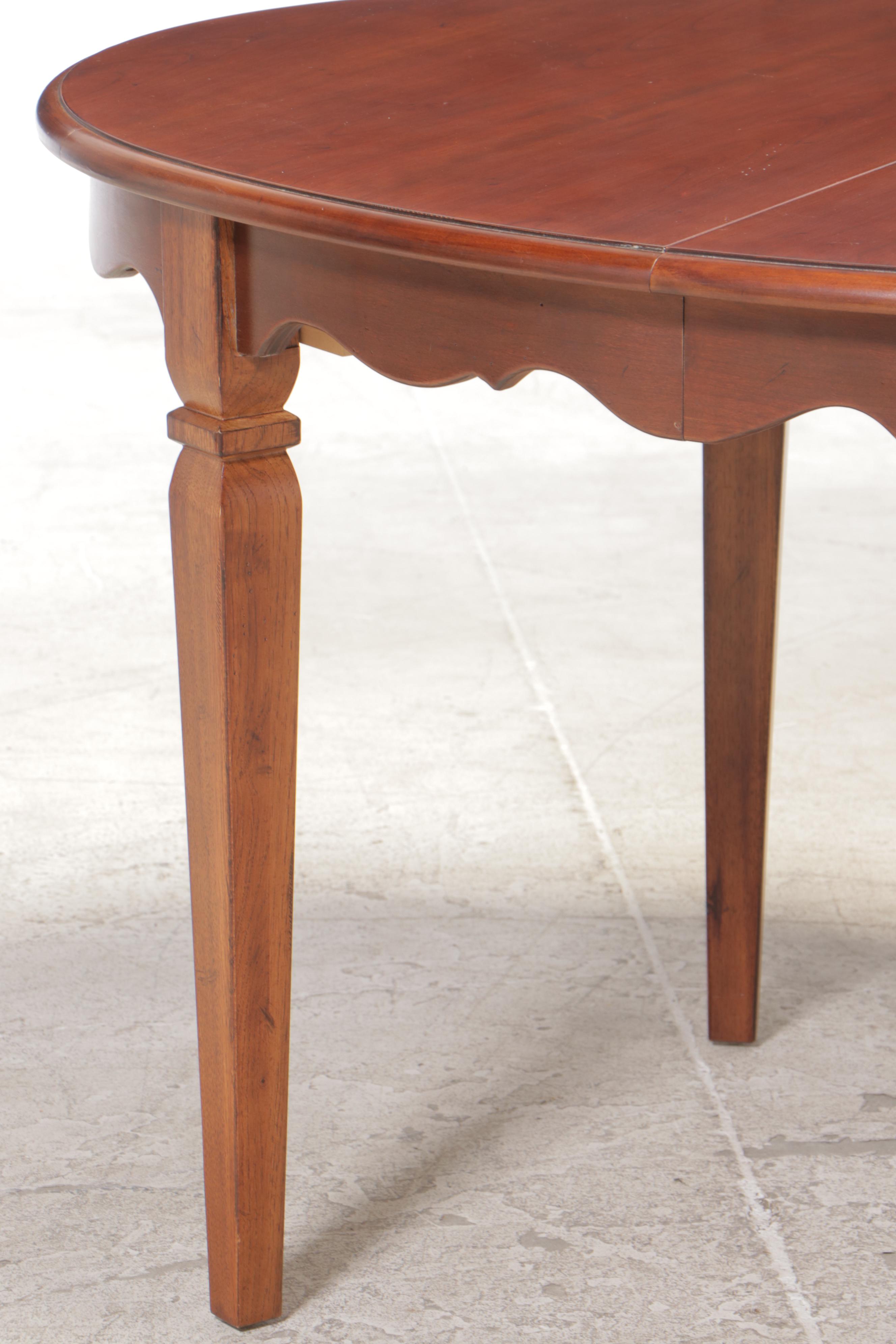 Drexel-Heritage French Provincial Style Cherry Extension Dining Table