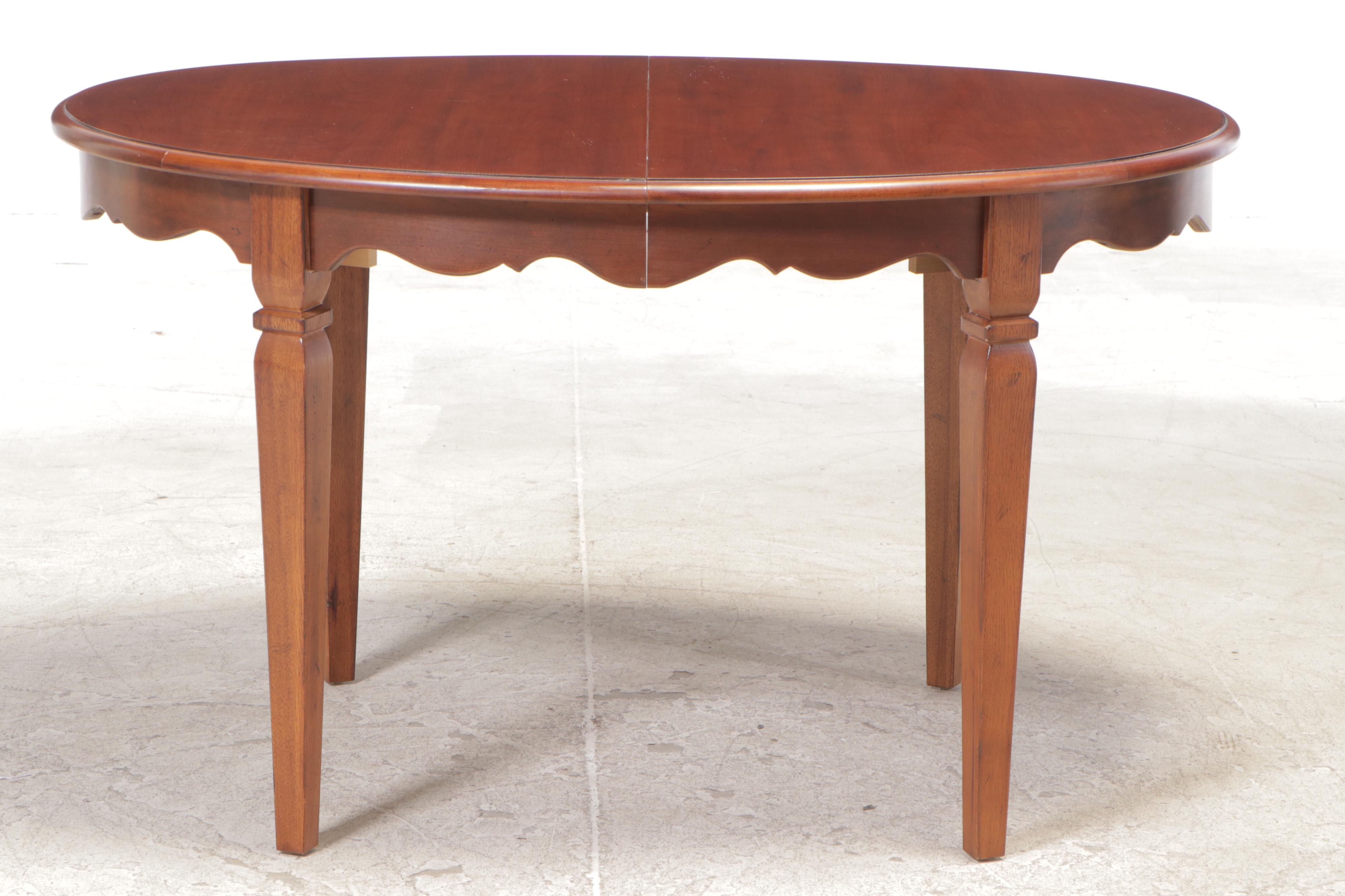 Drexel-Heritage French Provincial Style Cherry Extension Dining Table
