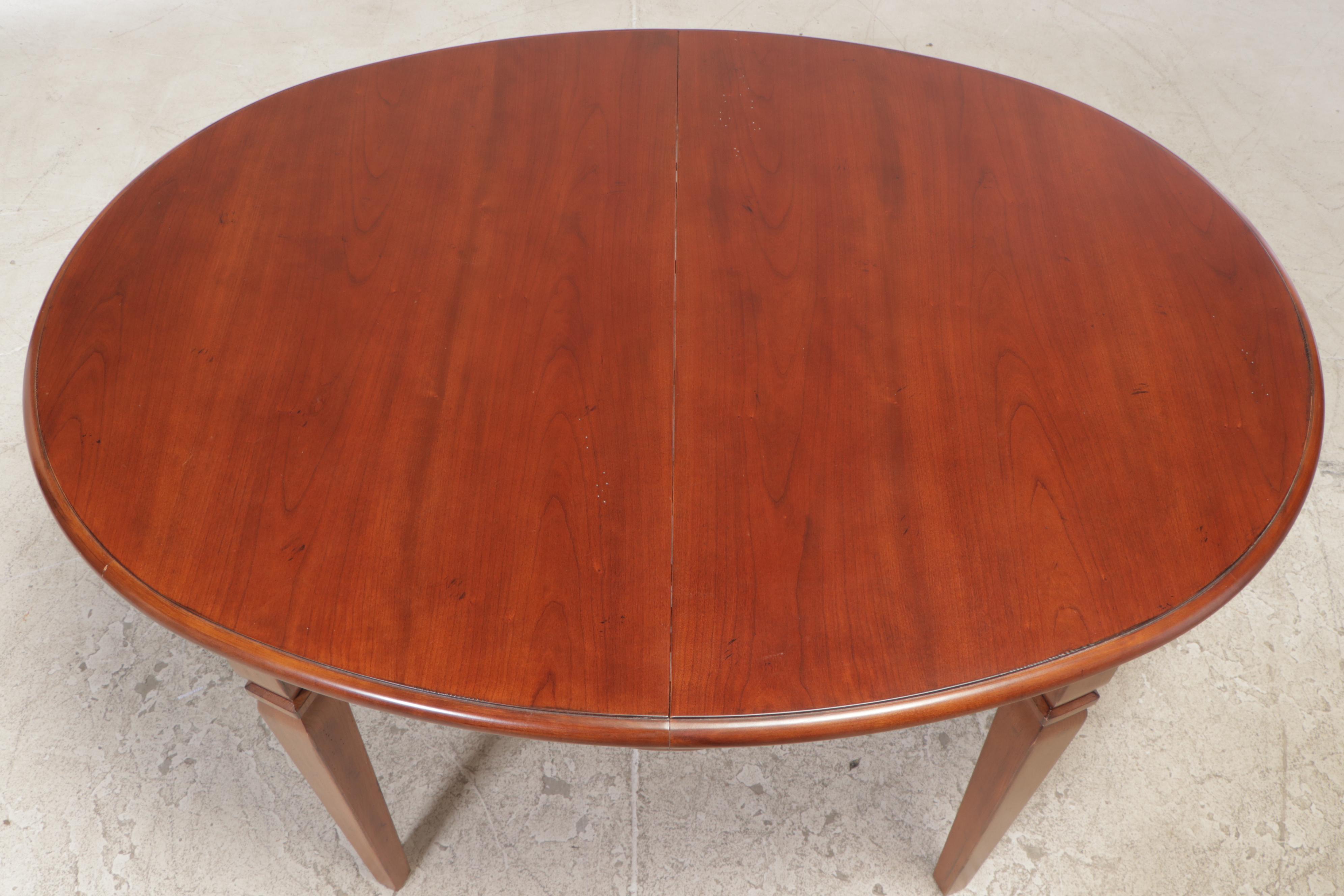 Drexel-Heritage French Provincial Style Cherry Extension Dining Table