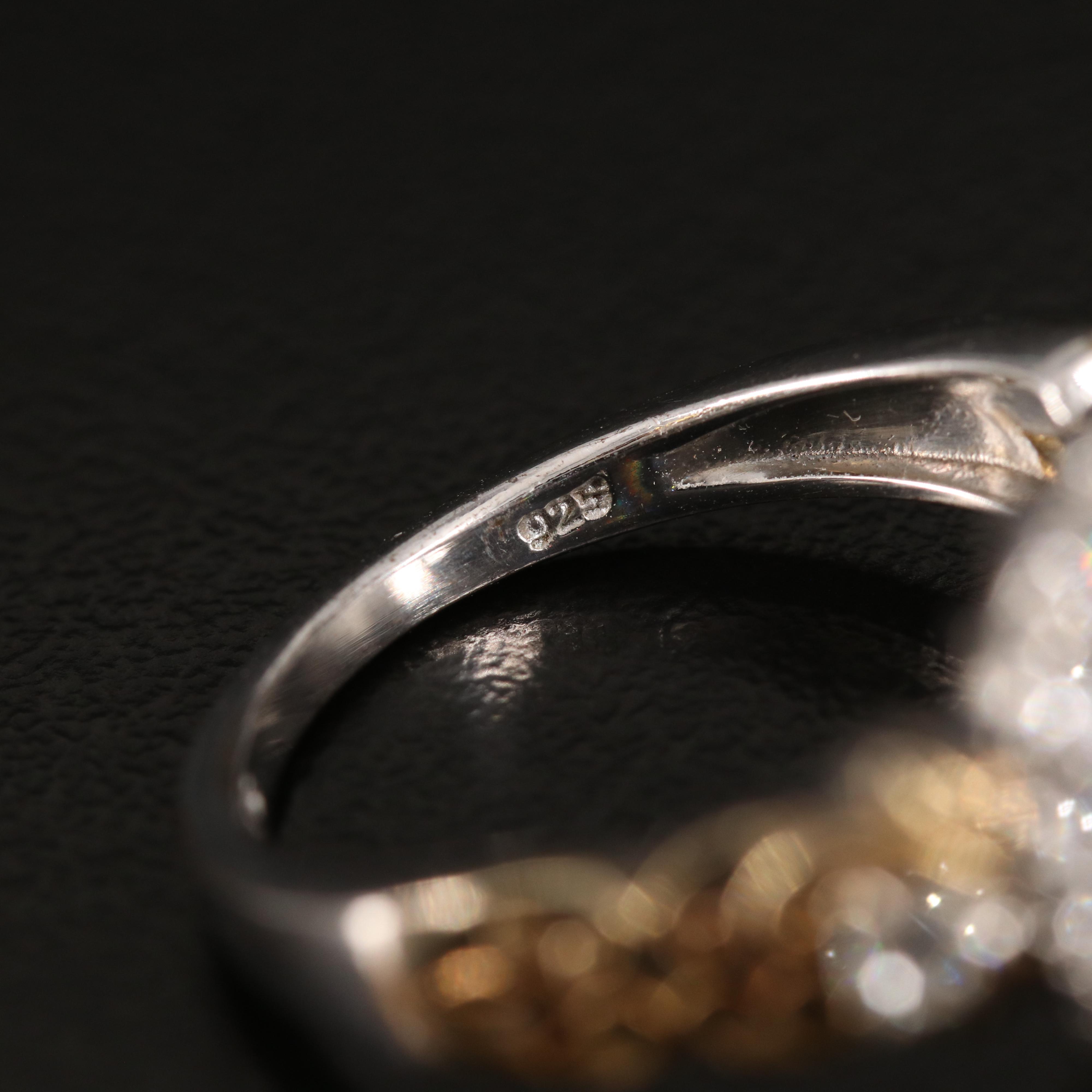 Filled Corundum and Zircon Ring and Pendant Necklace in Sterling