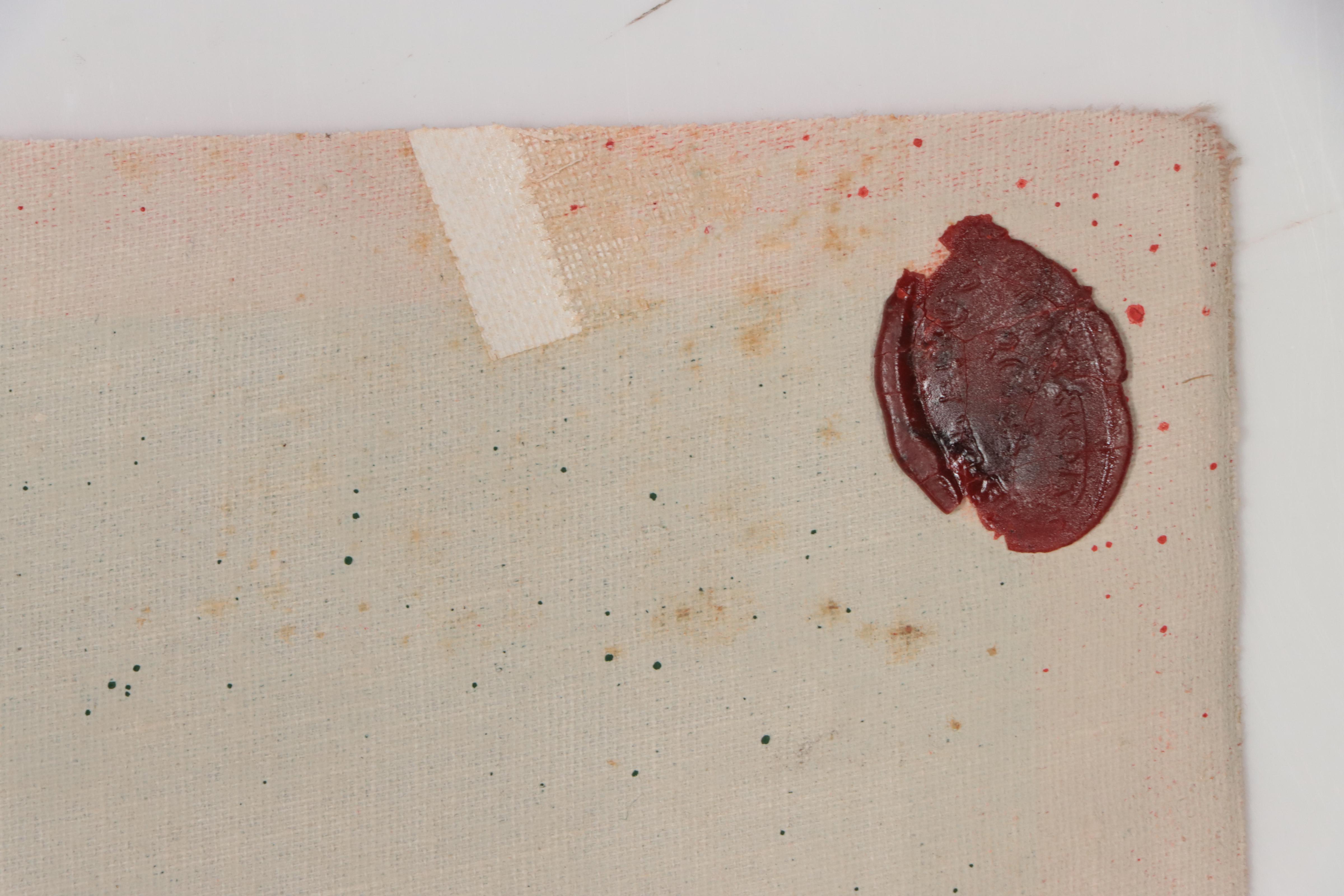 Indian School Gouache Painting of Dog