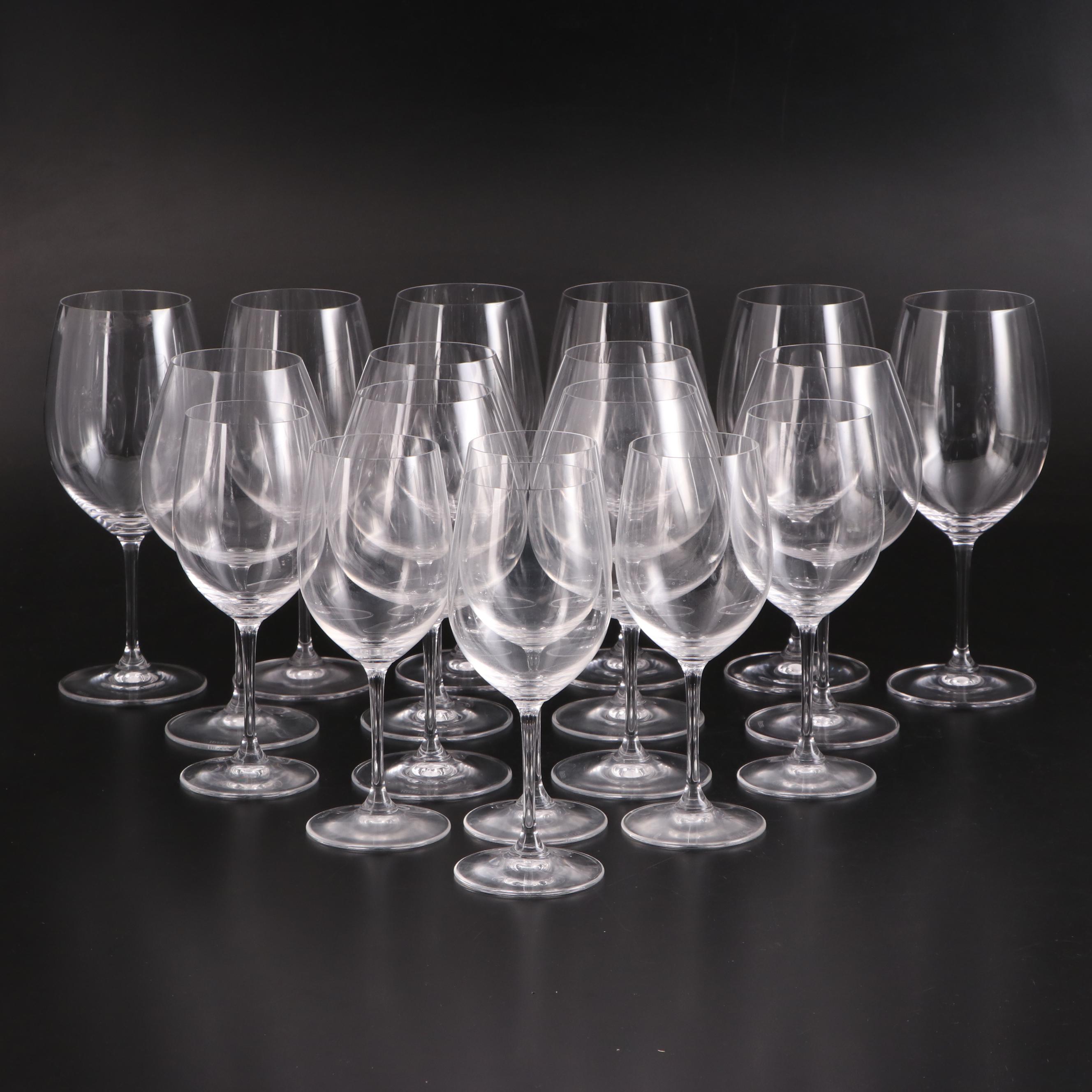 Riedel "Vinum" Chablis and Burgundy with "Sommeliers" Riesling Stemware
