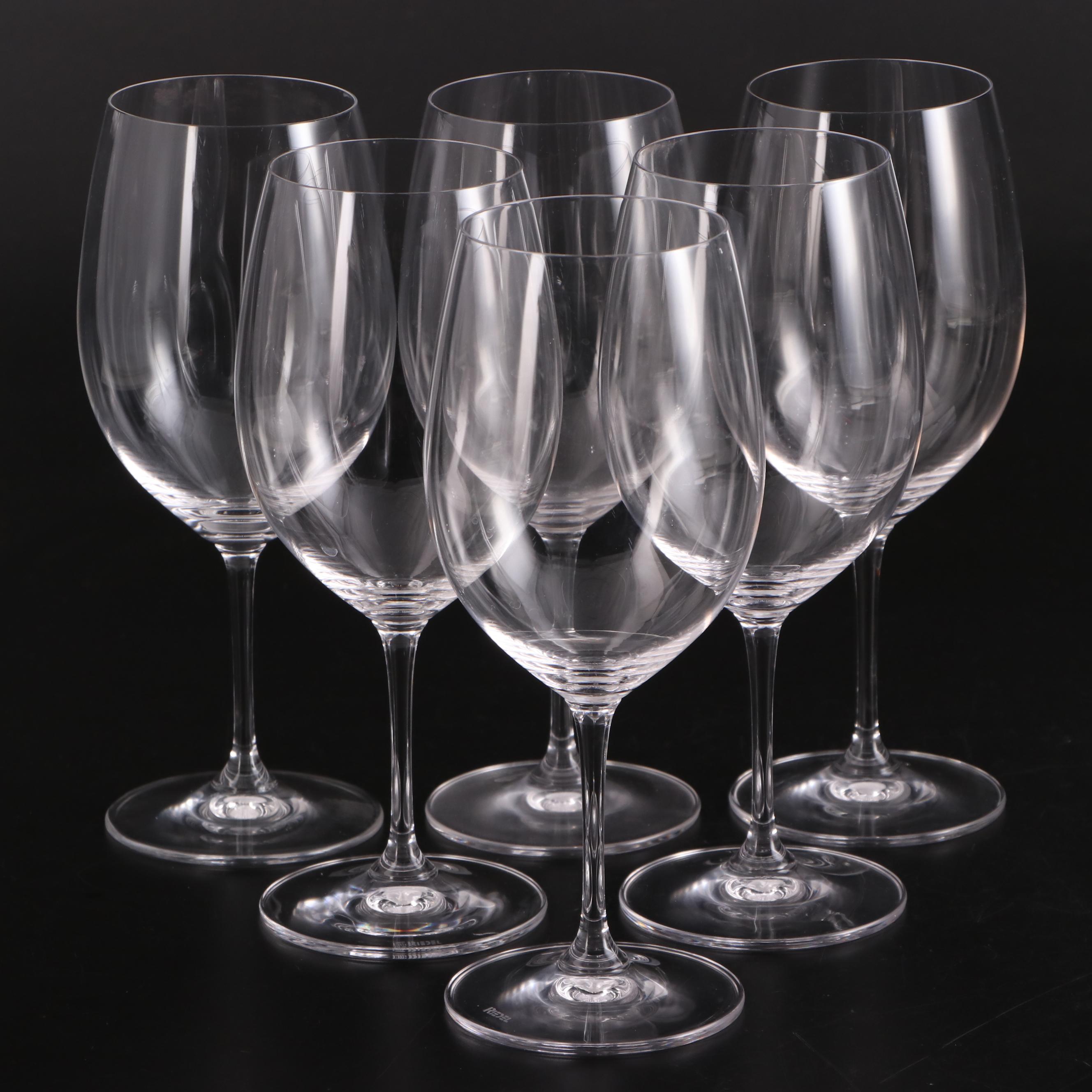Riedel "Vinum" Chablis and Burgundy with "Sommeliers" Riesling Stemware