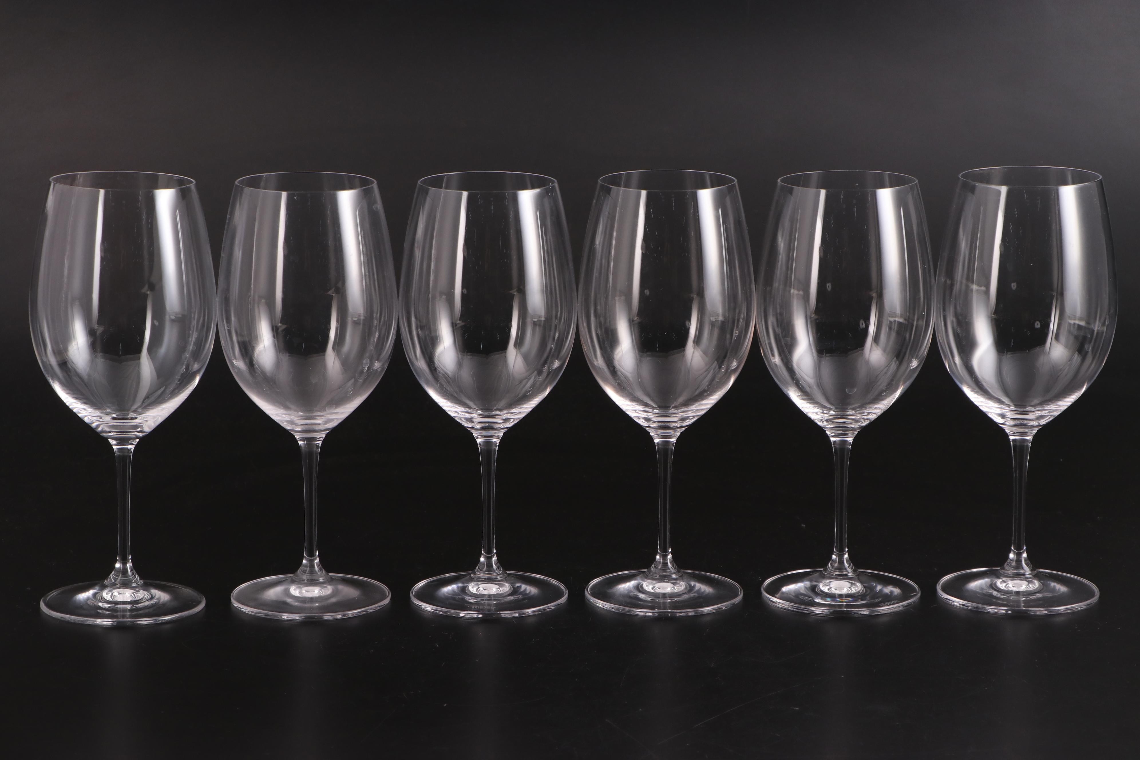 Riedel "Vinum" Chablis and Burgundy with "Sommeliers" Riesling Stemware