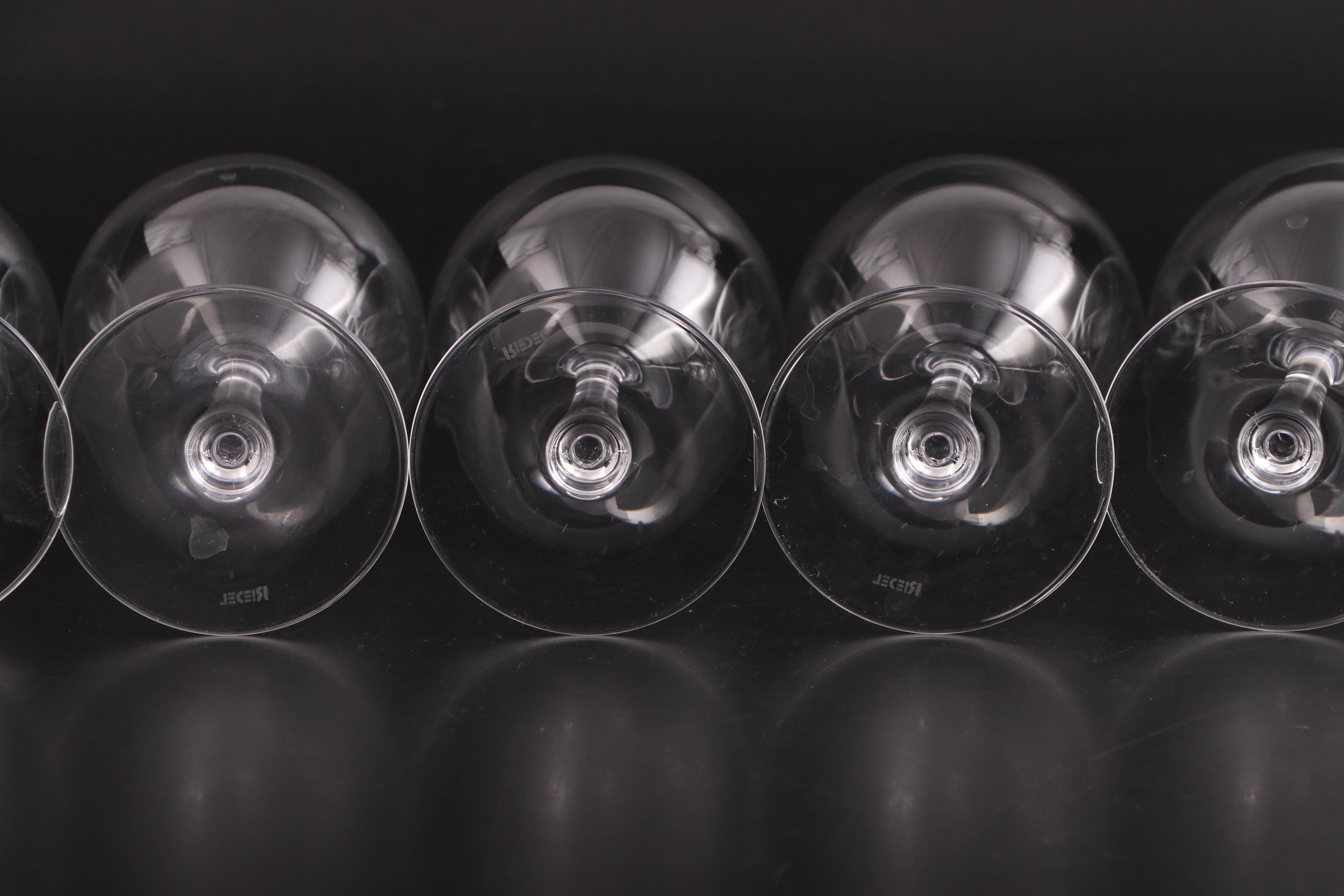 Riedel "Vinum" Chablis and Burgundy with "Sommeliers" Riesling Stemware