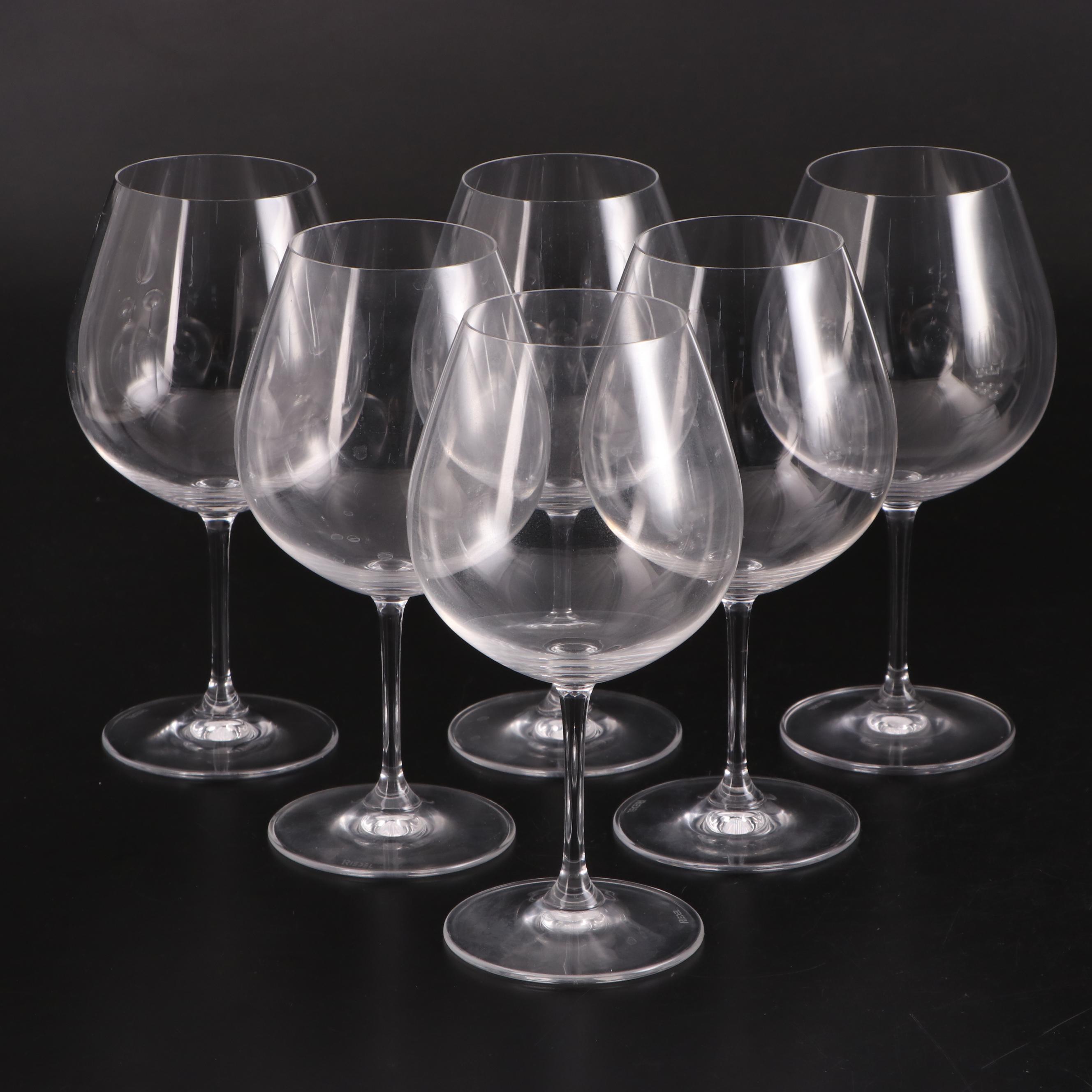 Riedel "Vinum" Chablis and Burgundy with "Sommeliers" Riesling Stemware