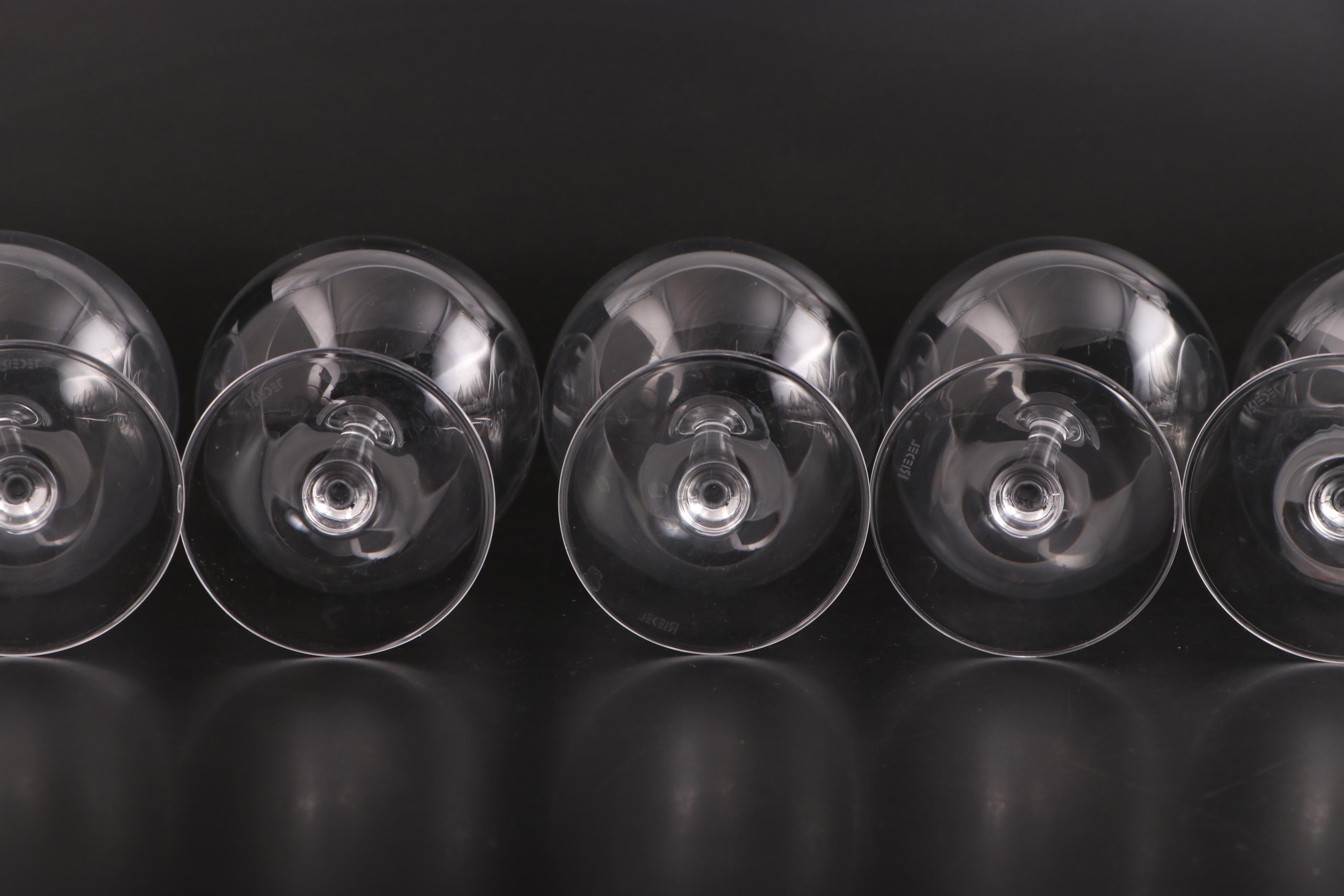 Riedel "Vinum" Chablis and Burgundy with "Sommeliers" Riesling Stemware