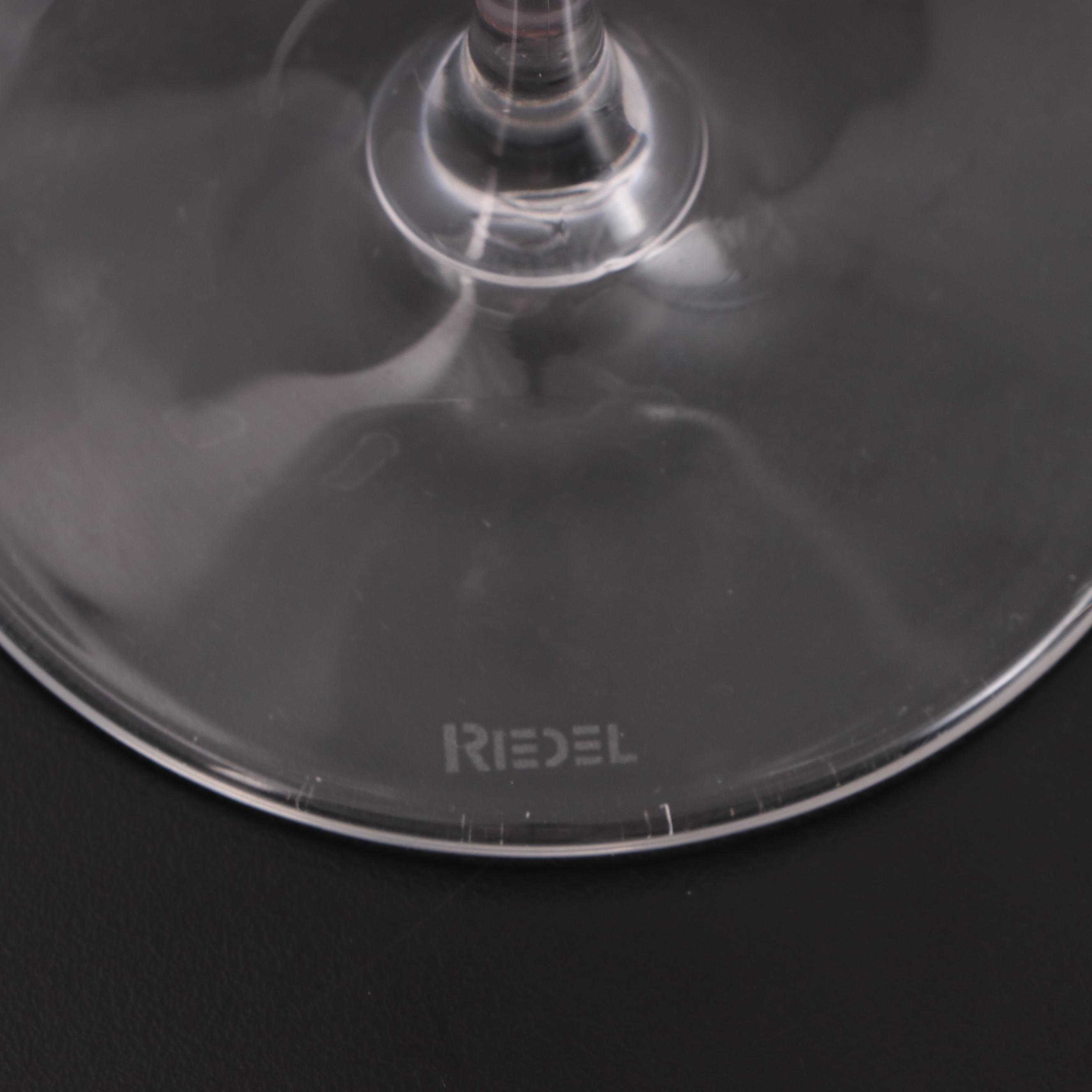 Riedel "Vinum" Chablis and Burgundy with "Sommeliers" Riesling Stemware
