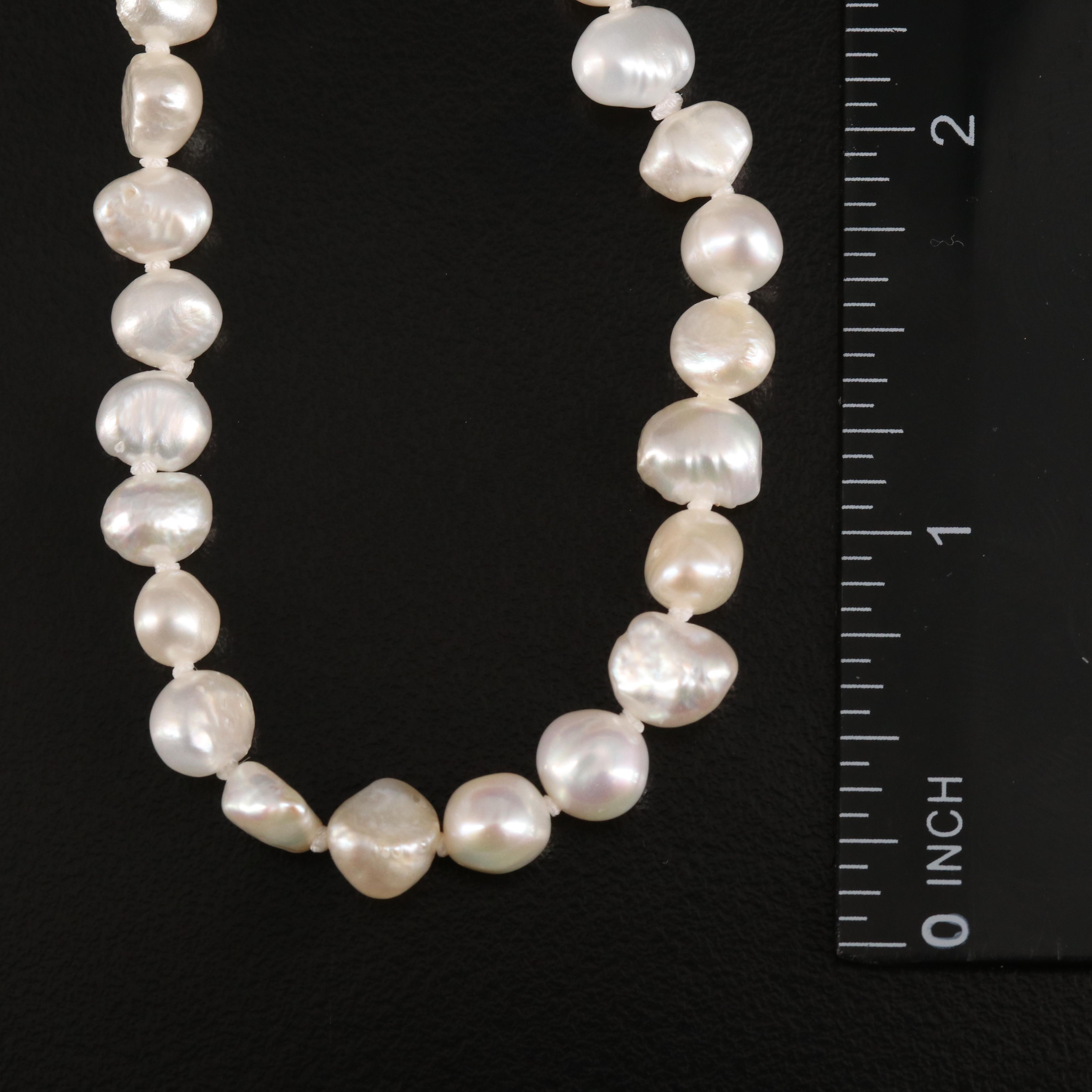 Endless Pearl Rope Necklace