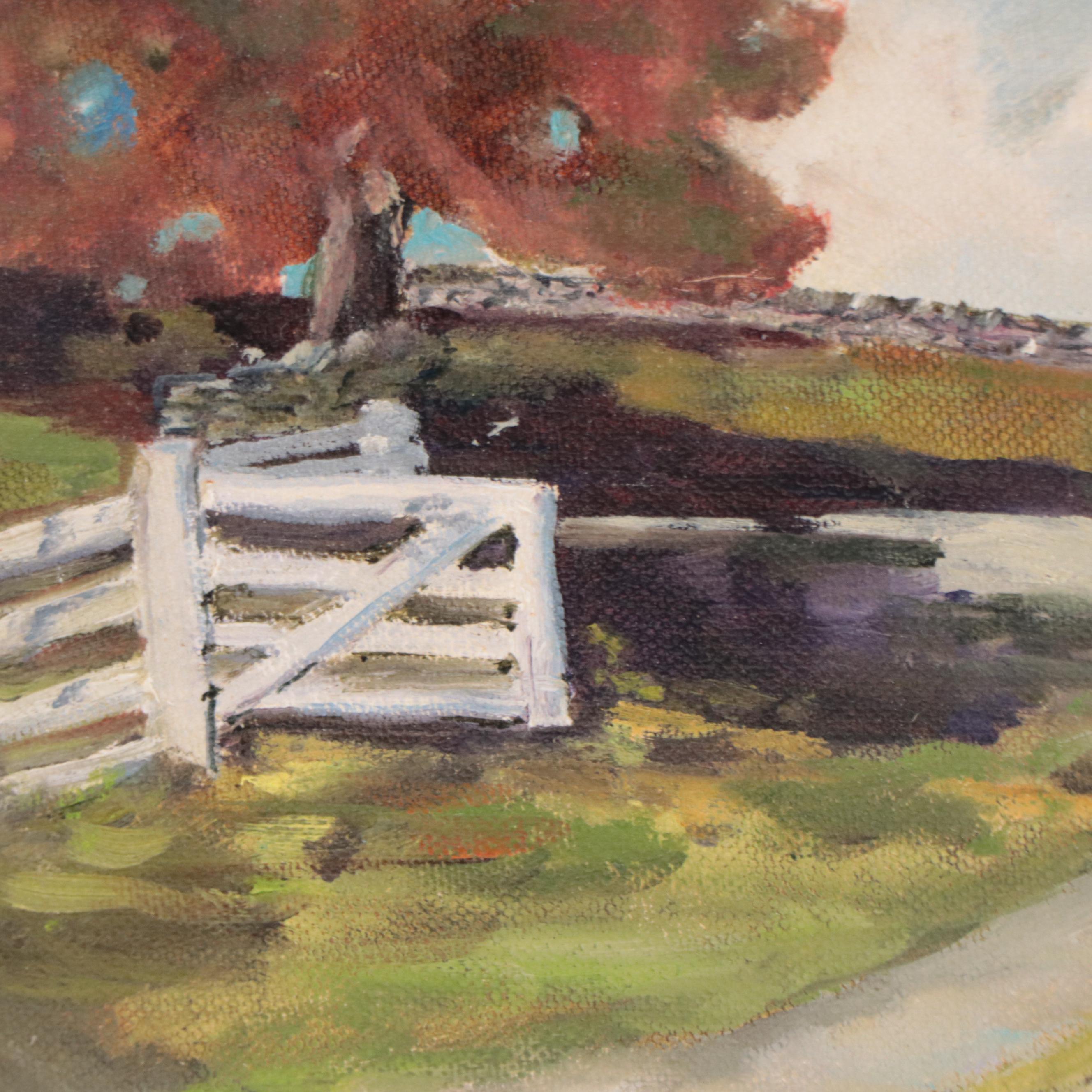 Susan Grier Oil Painting "Shaker Pathway," 21st Century