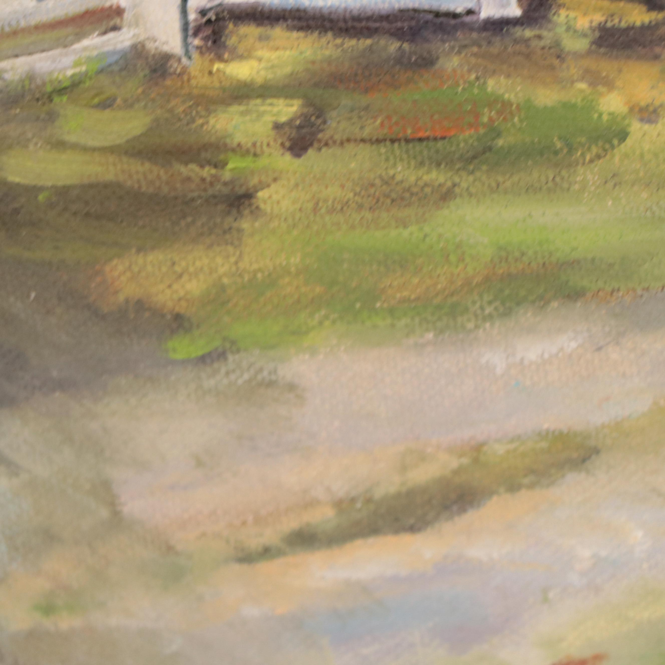 Susan Grier Oil Painting "Shaker Pathway," 21st Century