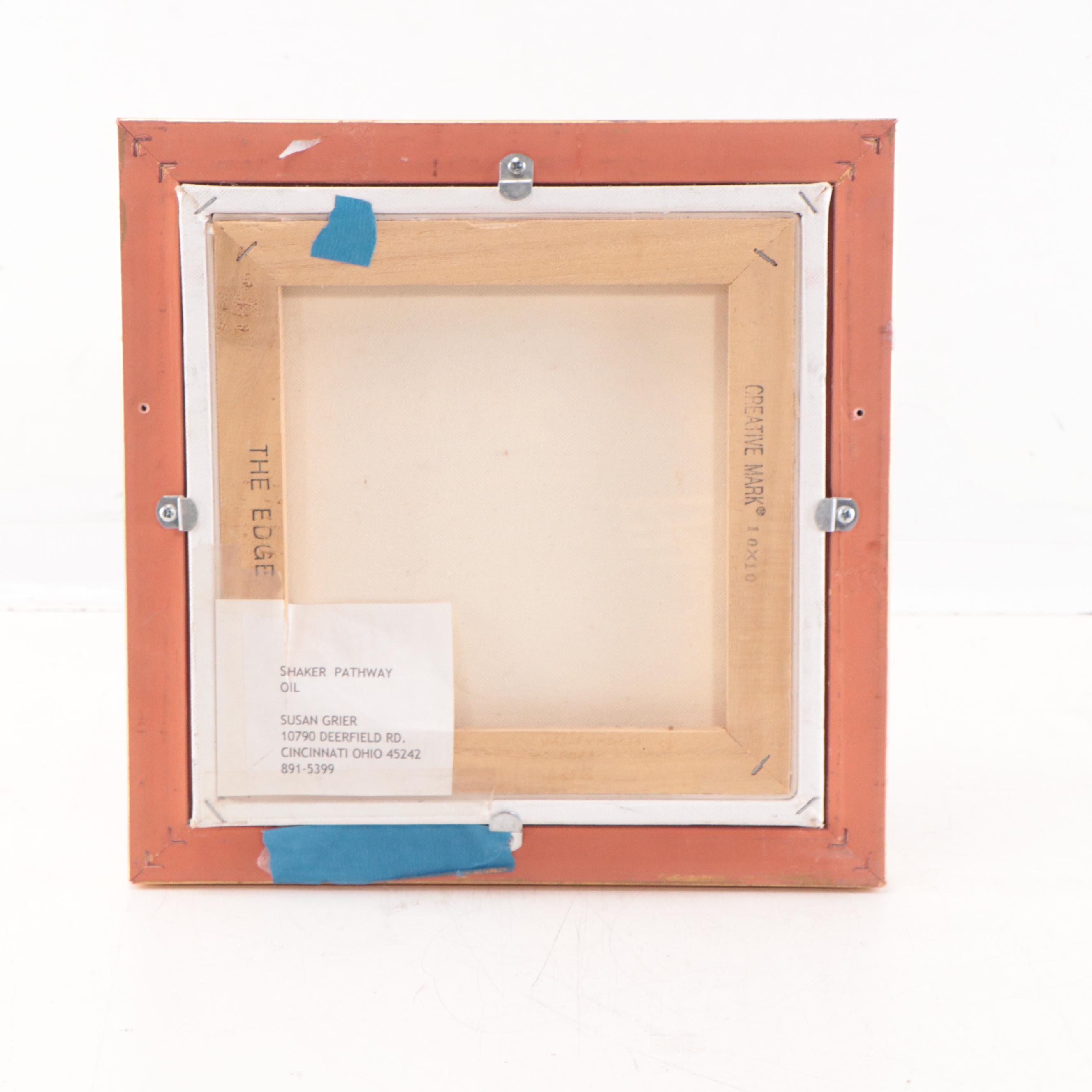 Susan Grier Oil Painting "Shaker Pathway," 21st Century