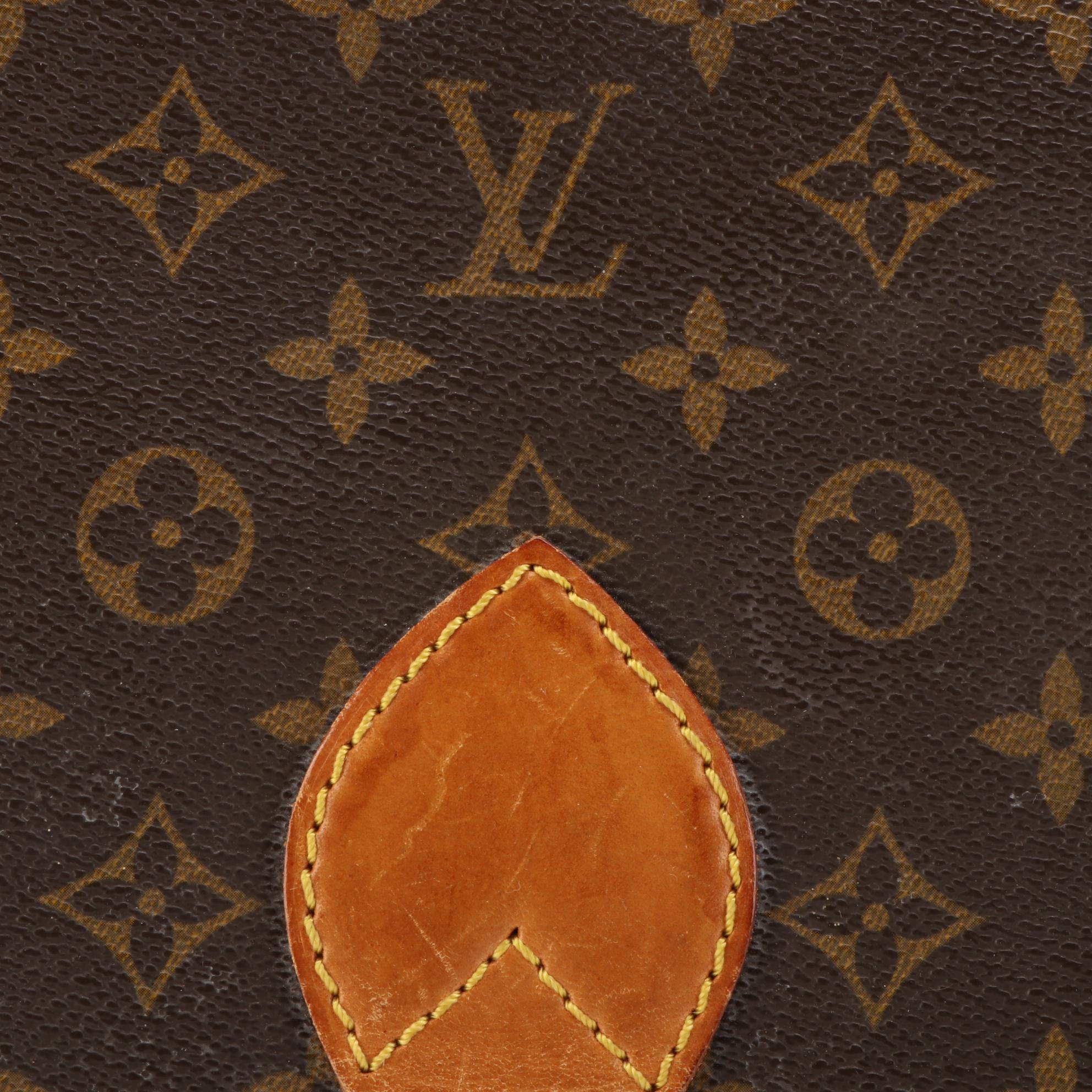 Louis Vuitton Cartouchière MM in Monogram Canvas and Vachetta Leather