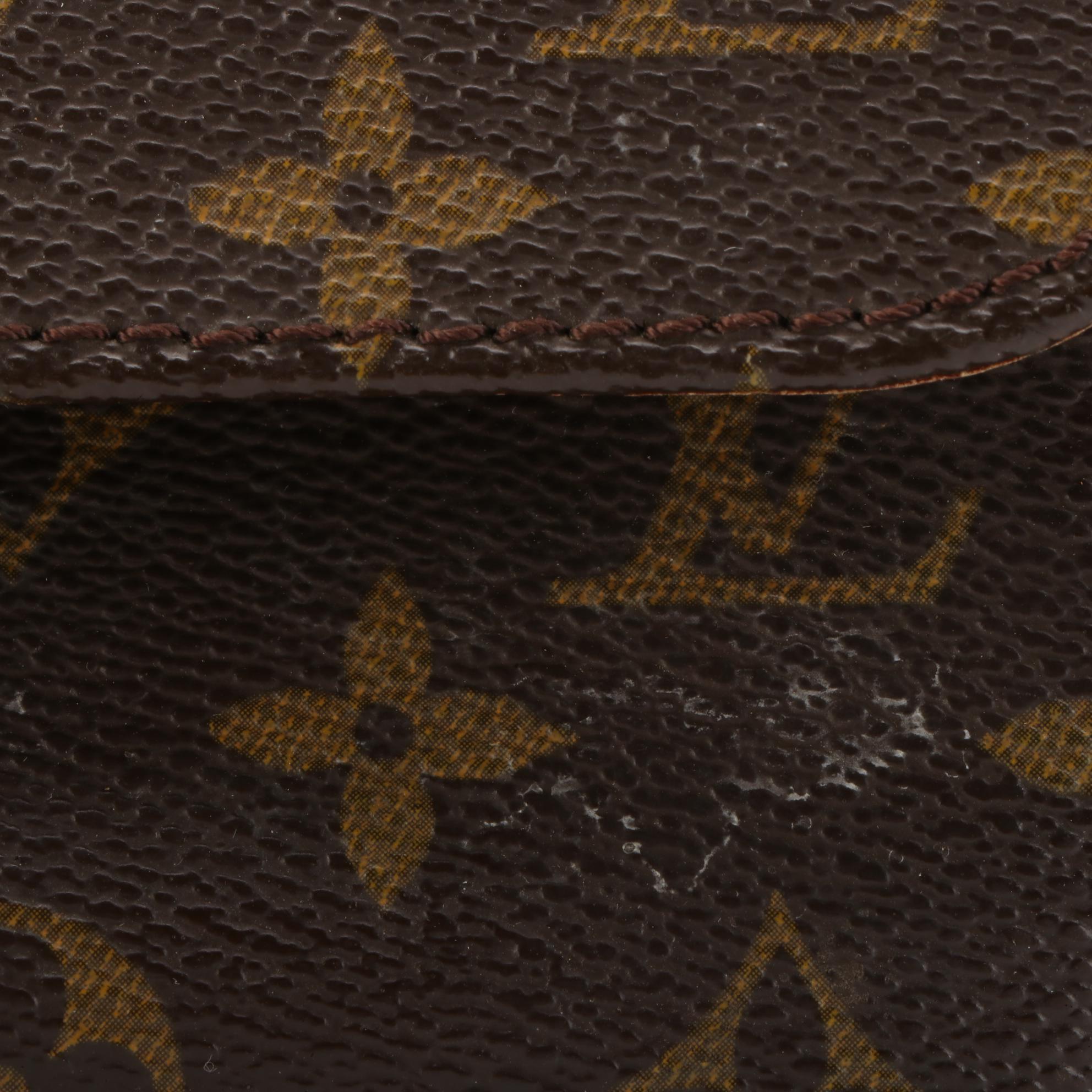 Louis Vuitton Cartouchière MM in Monogram Canvas and Vachetta Leather