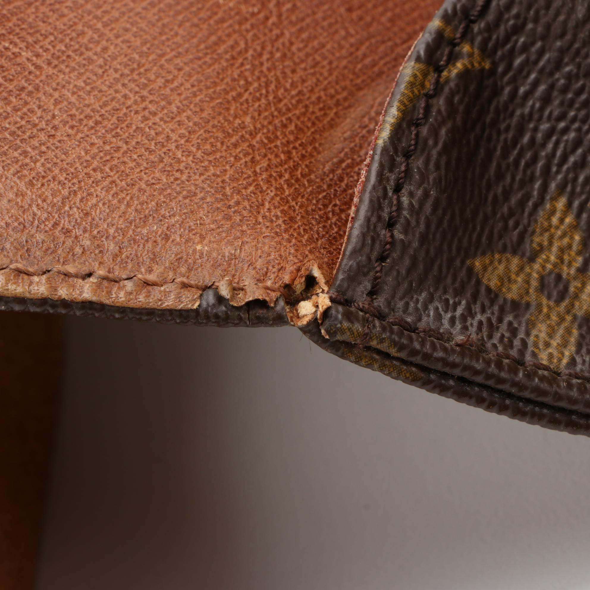 Louis Vuitton Cartouchière MM in Monogram Canvas and Vachetta Leather