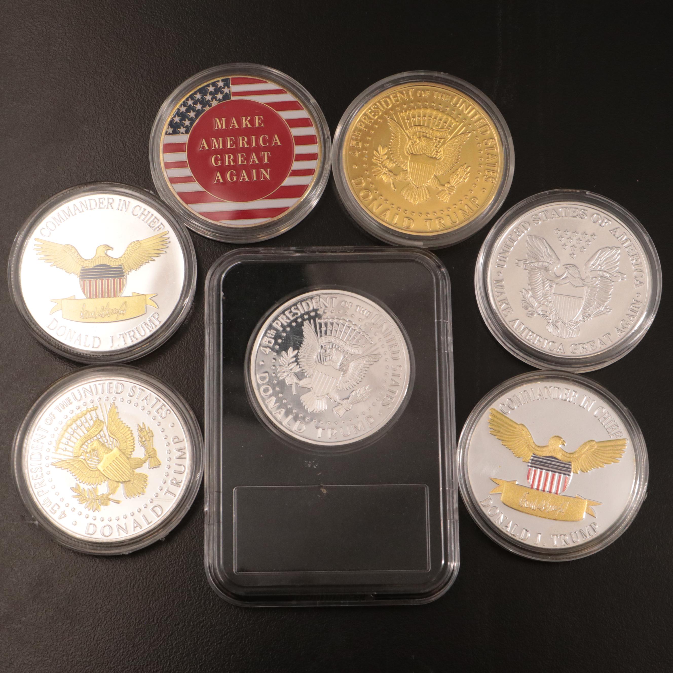 Collection of Seven Trump-Themed Medals