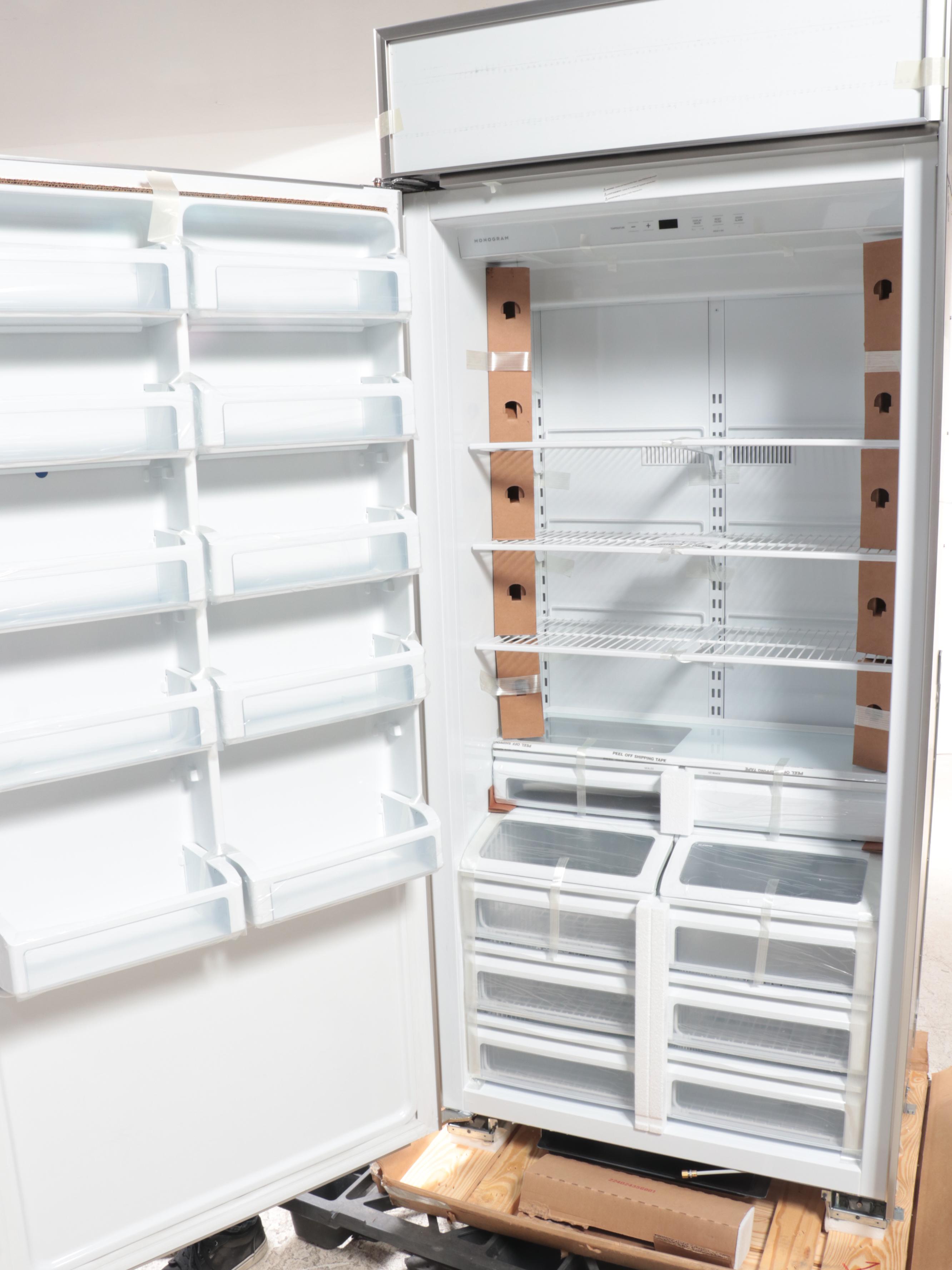 GE Monogram 21.8 Cu. Ft. Custom Panel Ready Built-In Refrigerator