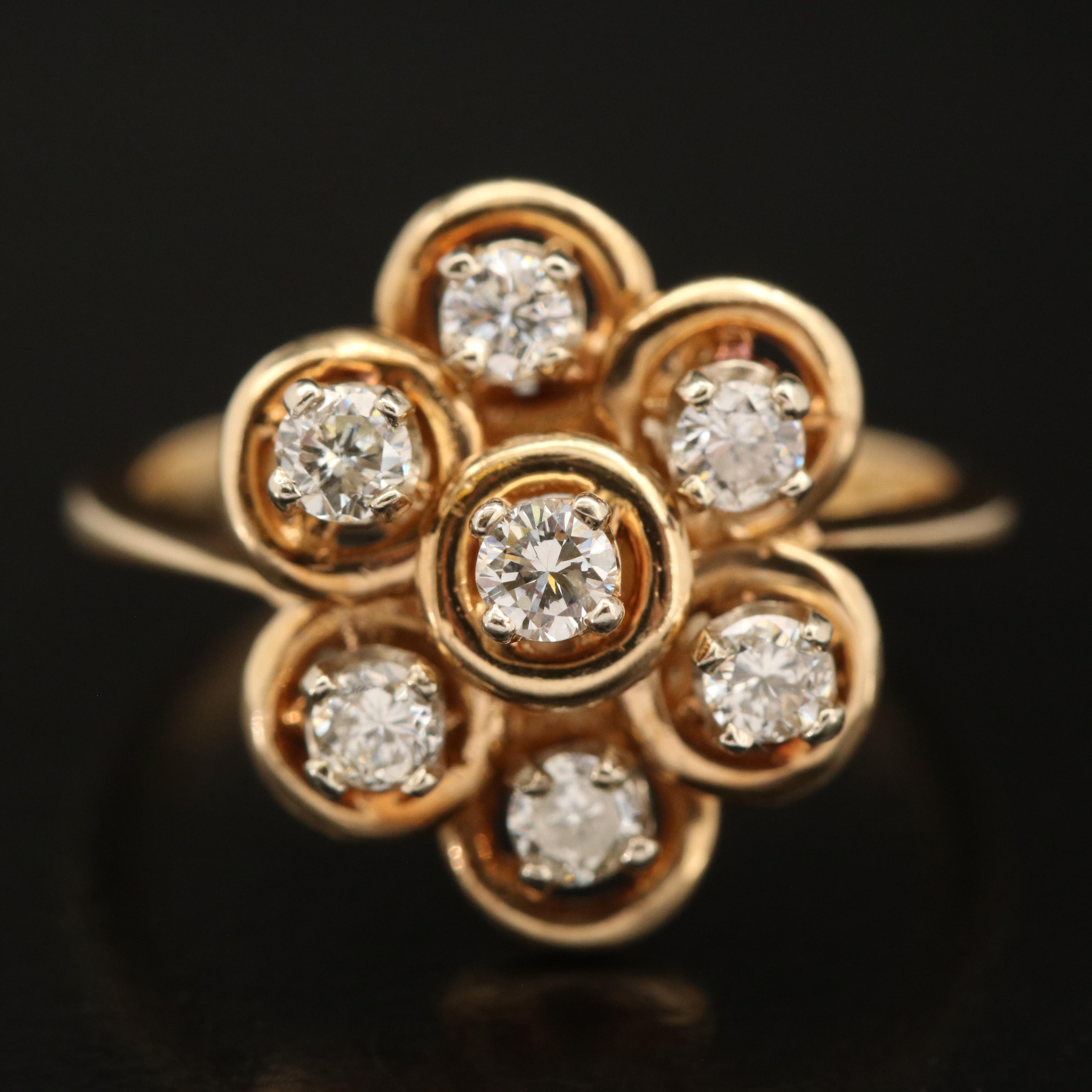 14K 0.50 CTW Diamond Ring