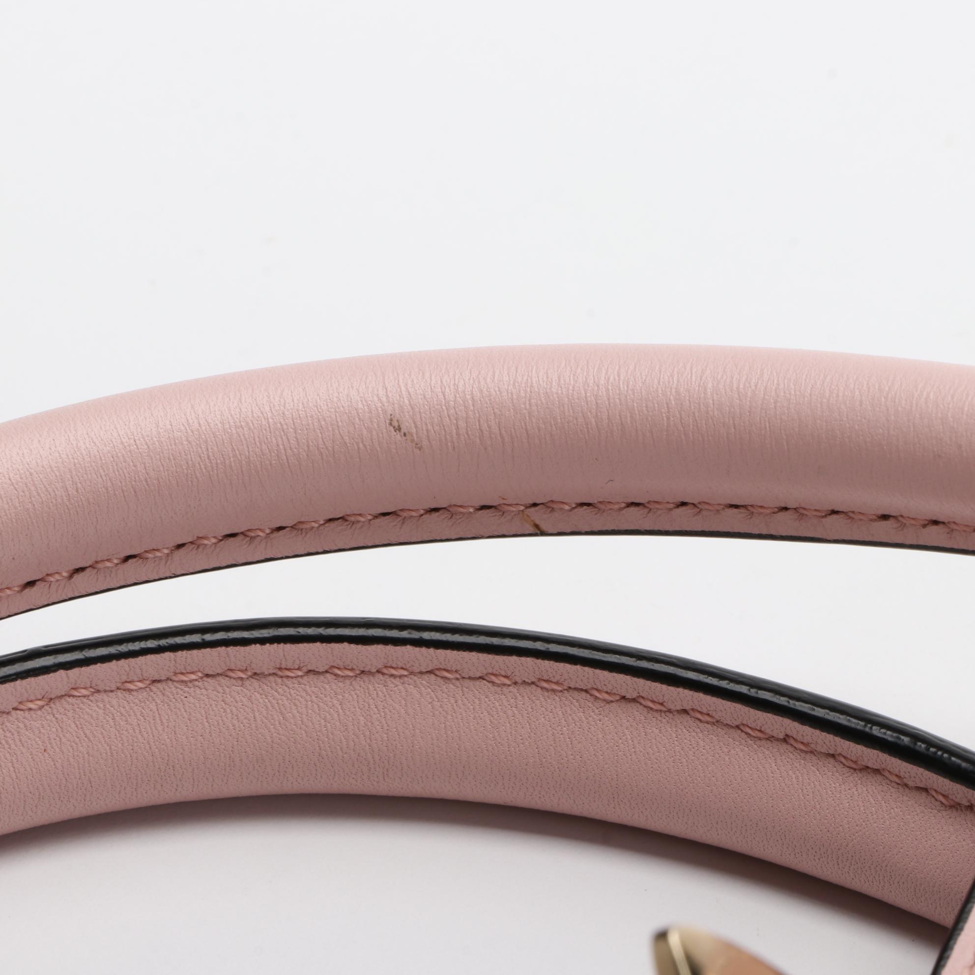 Valentino Rockstud Small Two-Way Tote in Pink Leather