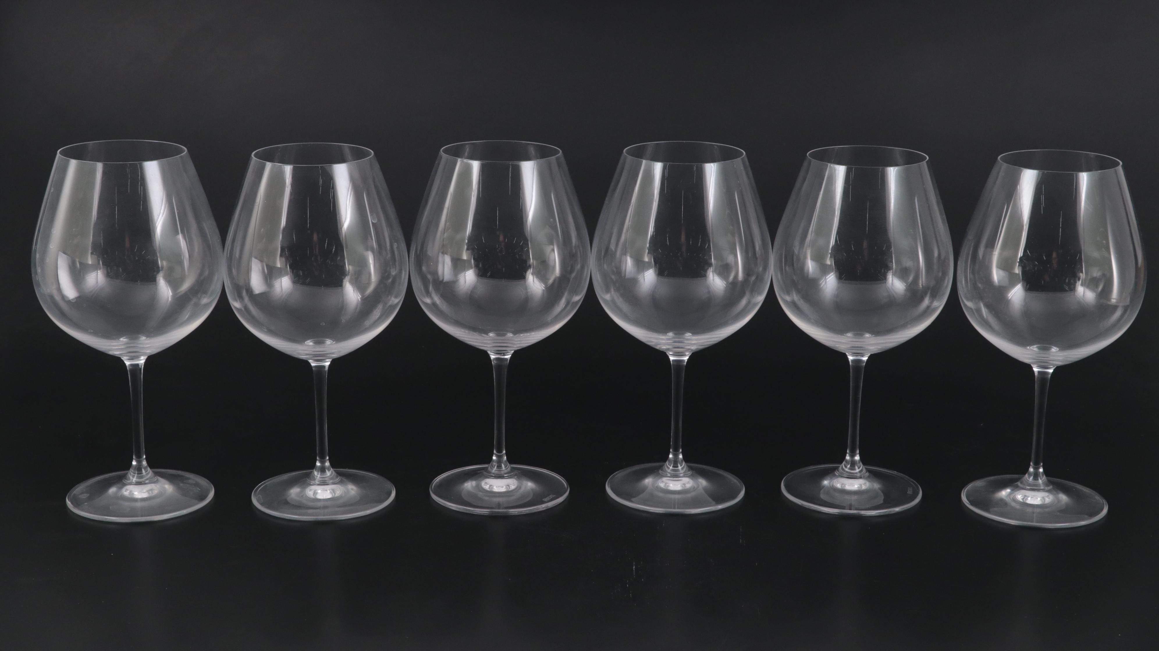 Riedel "Vinum" Crystal Sauterne, Chardonnay, and Burgundy Wine Glasses