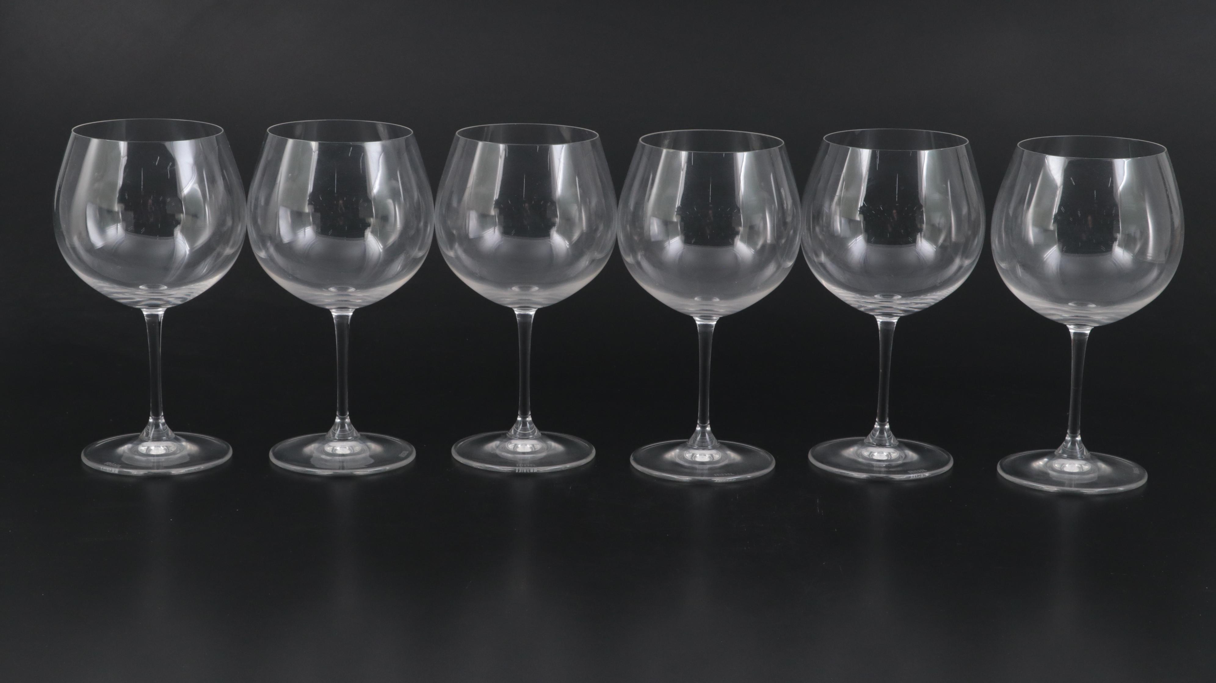 Riedel "Vinum" Crystal Sauterne, Chardonnay, and Burgundy Wine Glasses