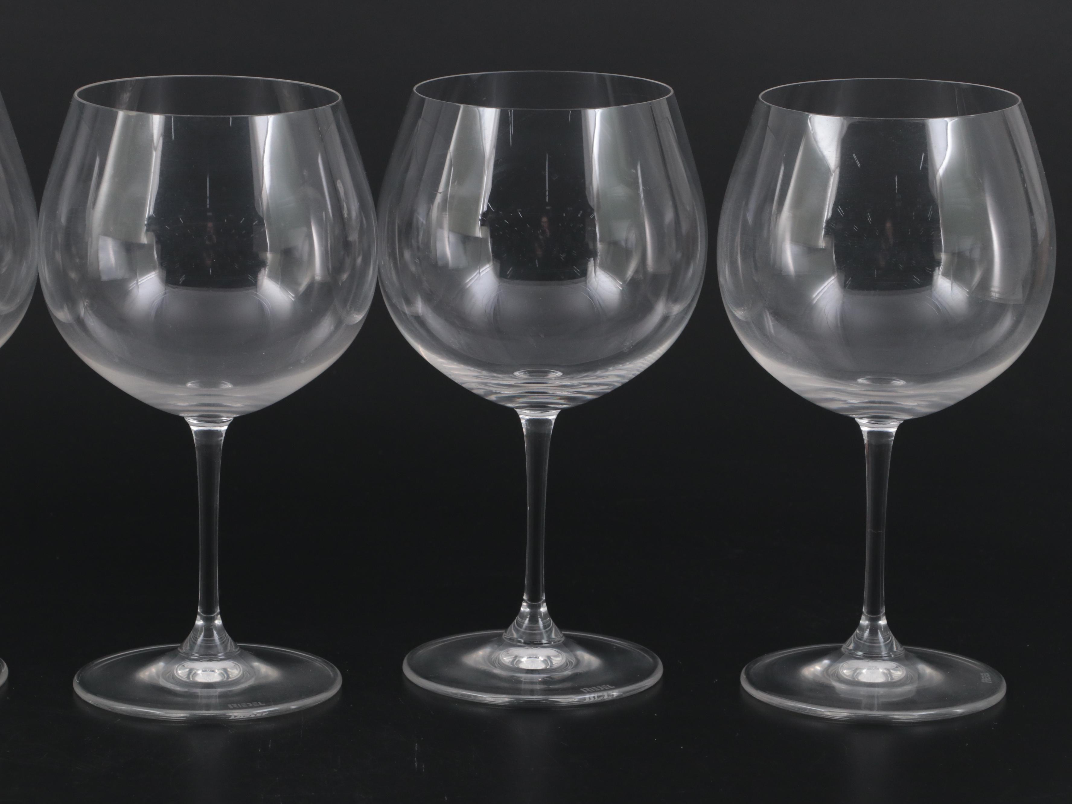 Riedel "Vinum" Crystal Sauterne, Chardonnay, and Burgundy Wine Glasses