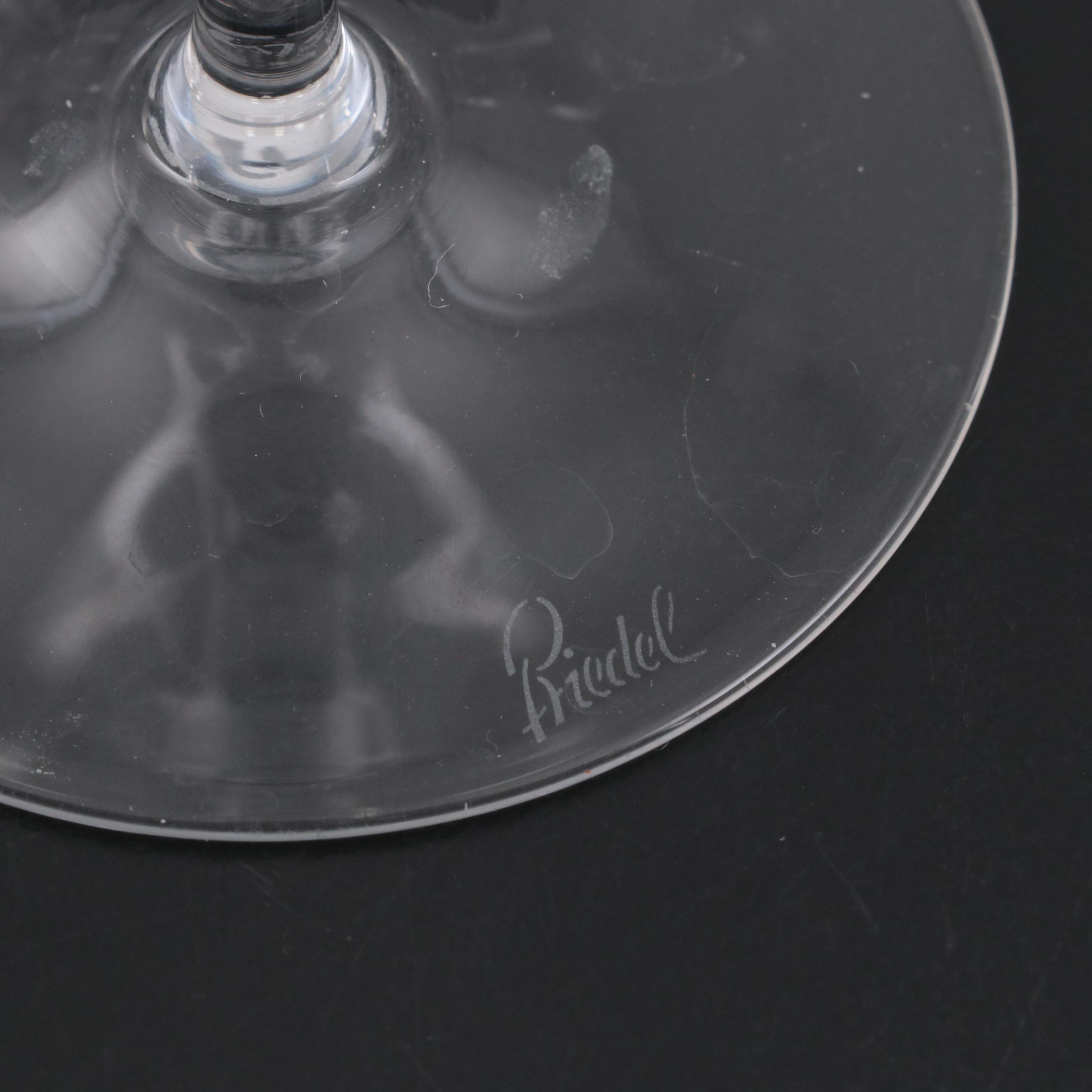 Riedel "Vinum" Crystal Sauterne, Chardonnay, and Burgundy Wine Glasses